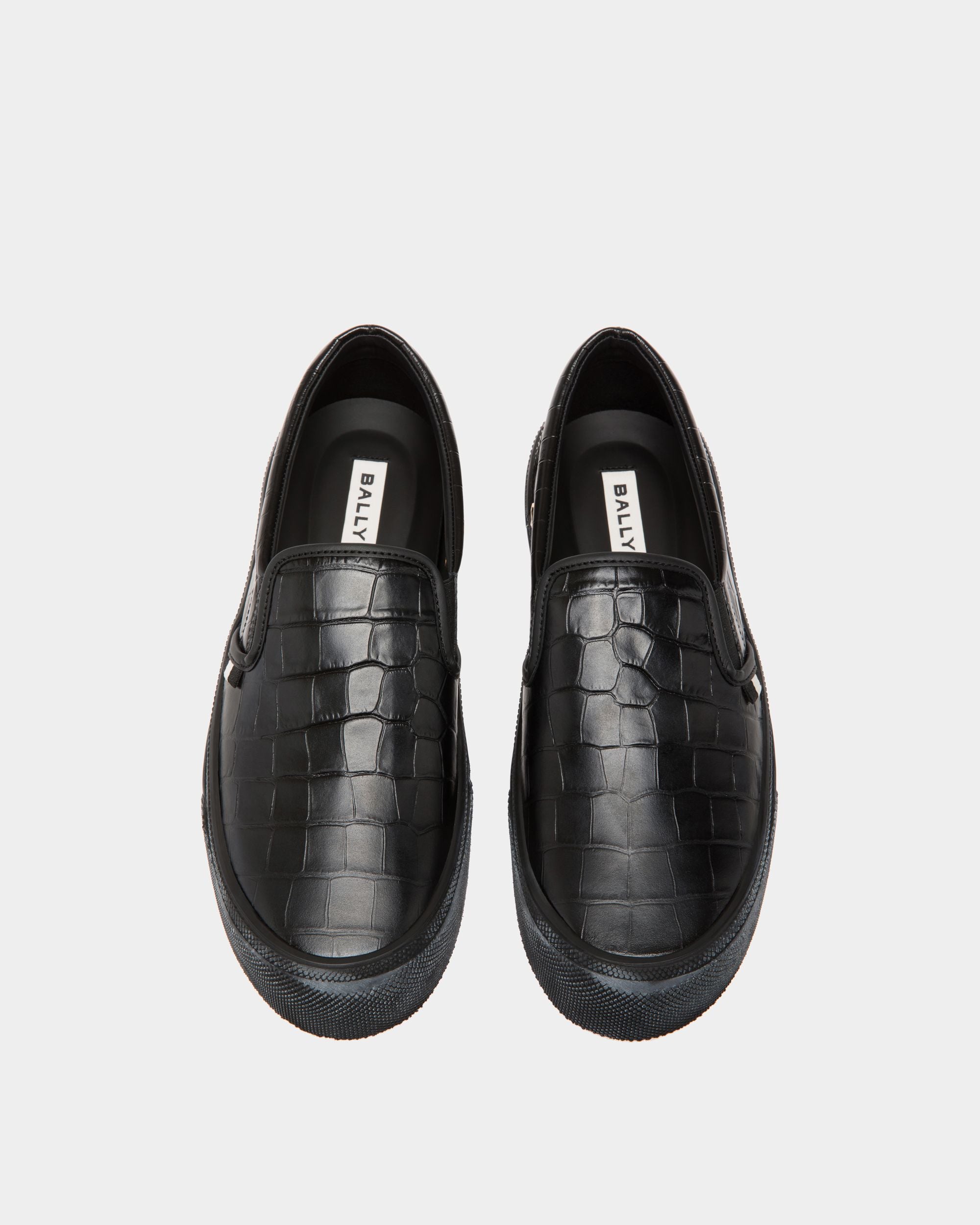 Bally Global - Santa Ana Sneaker In Black Leather - Black