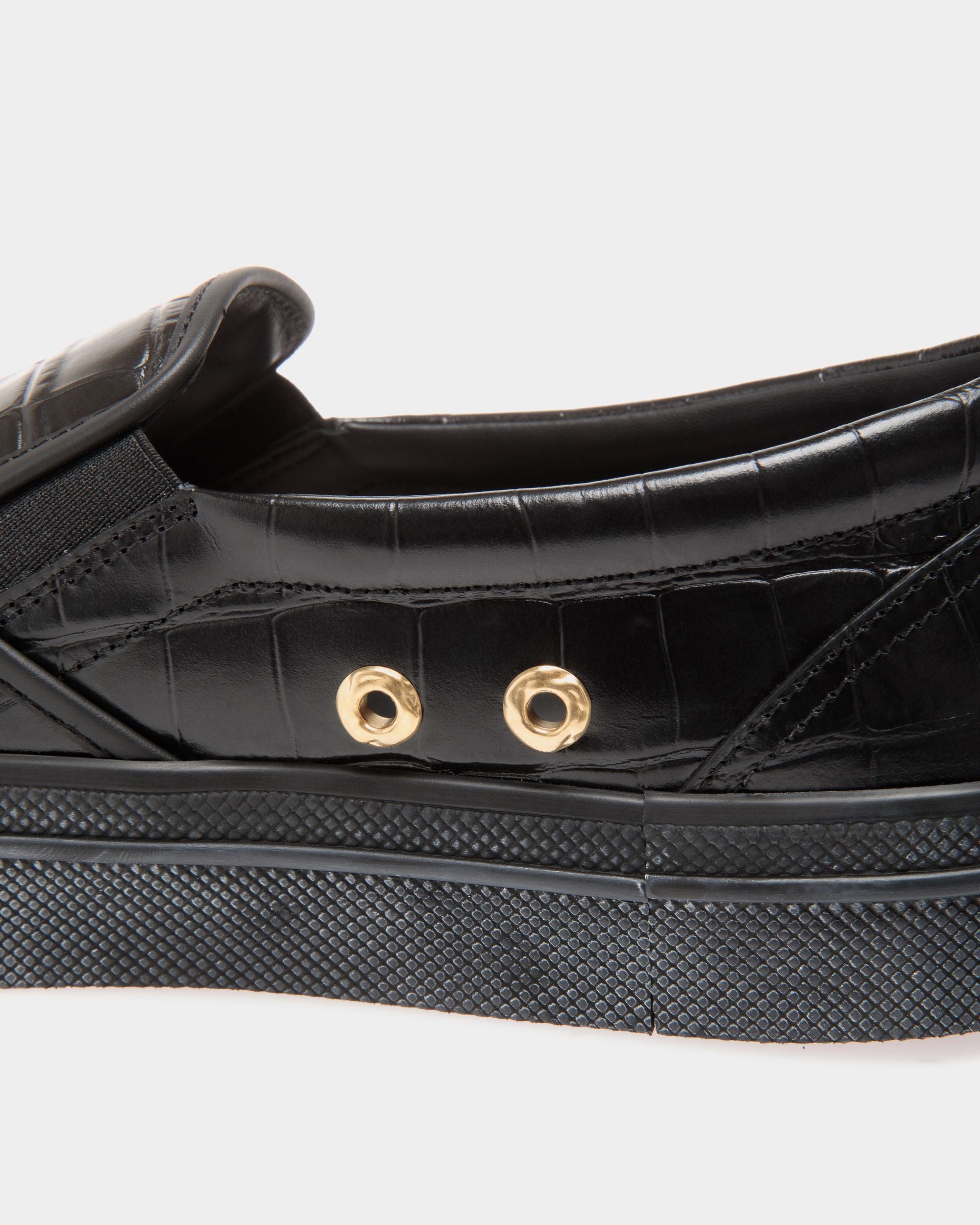 Bally Global - Santa Ana Sneaker In Black Leather - Black