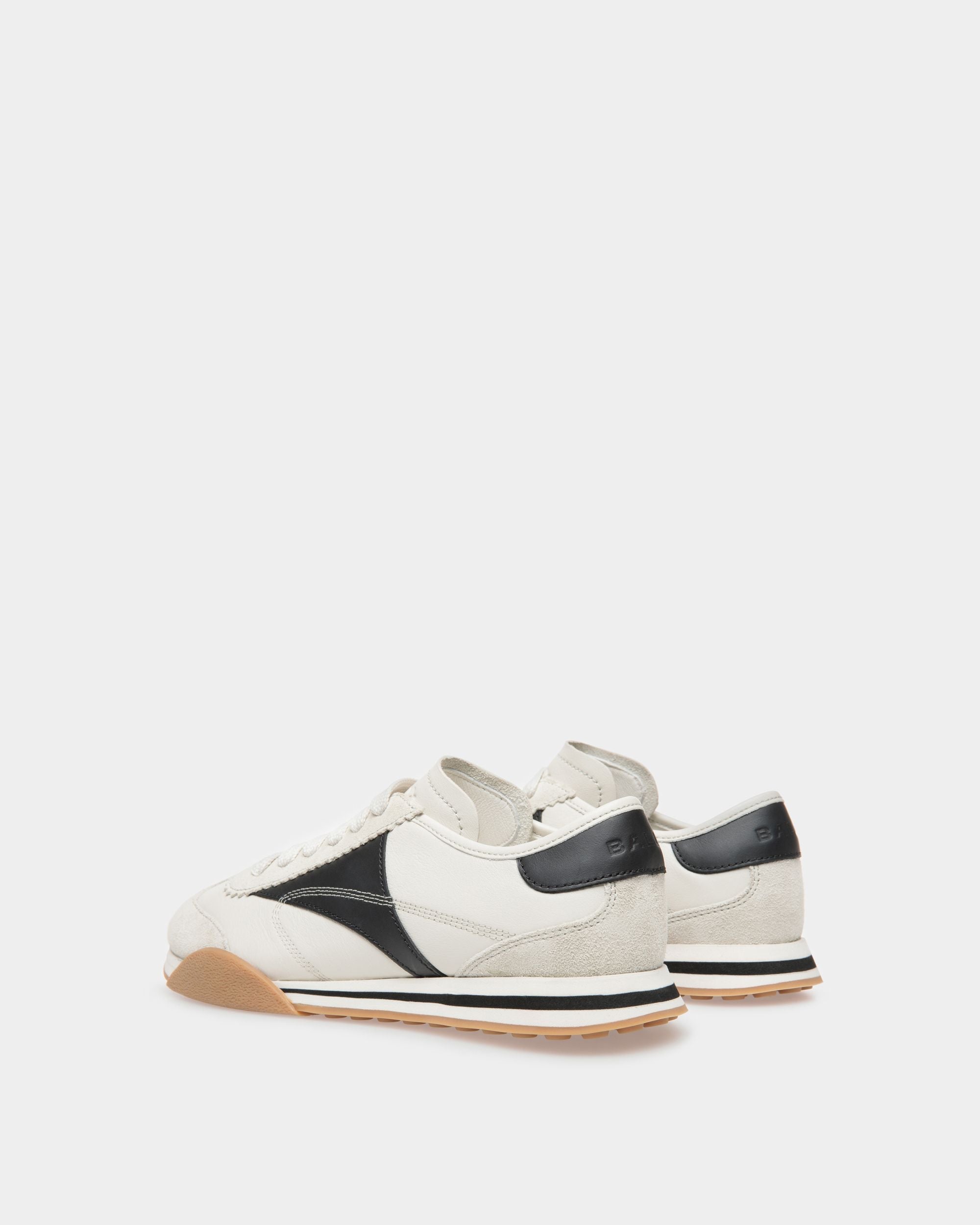 Bally Global - Sussex Sneakers In Black And Dusty White Leather - Black