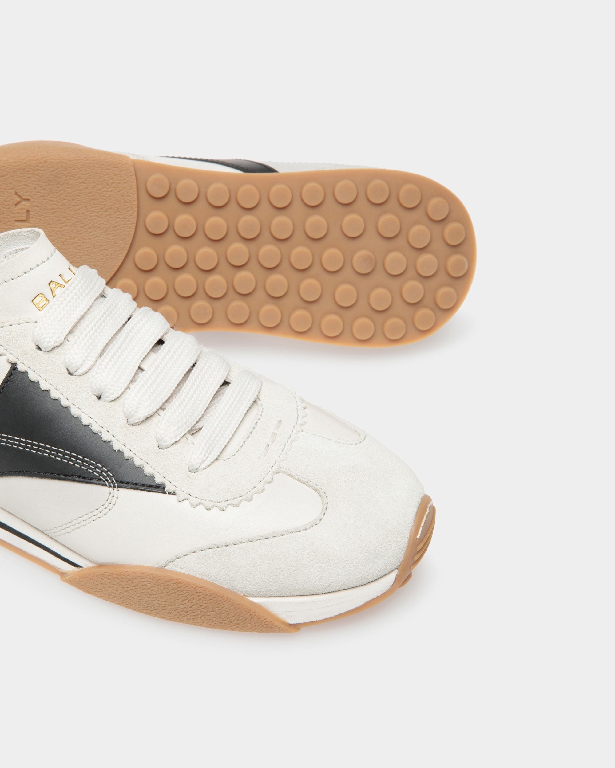 Bally Global - Sussex Sneakers In Black And Dusty White Leather - Black