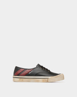 Santa Ana Sneaker In Black Leather