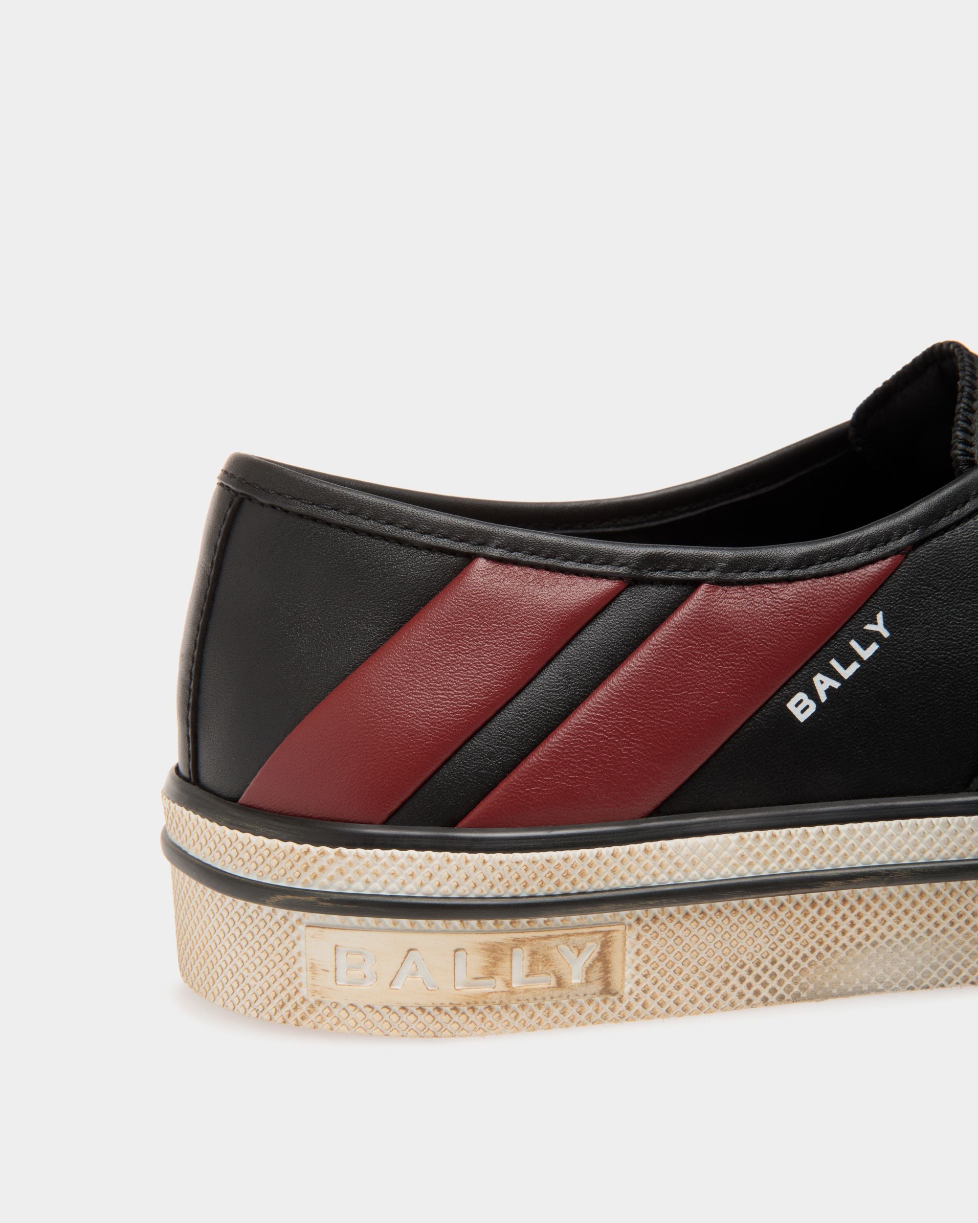 Bally Global - Santa Ana Sneaker In Black Leather - Black