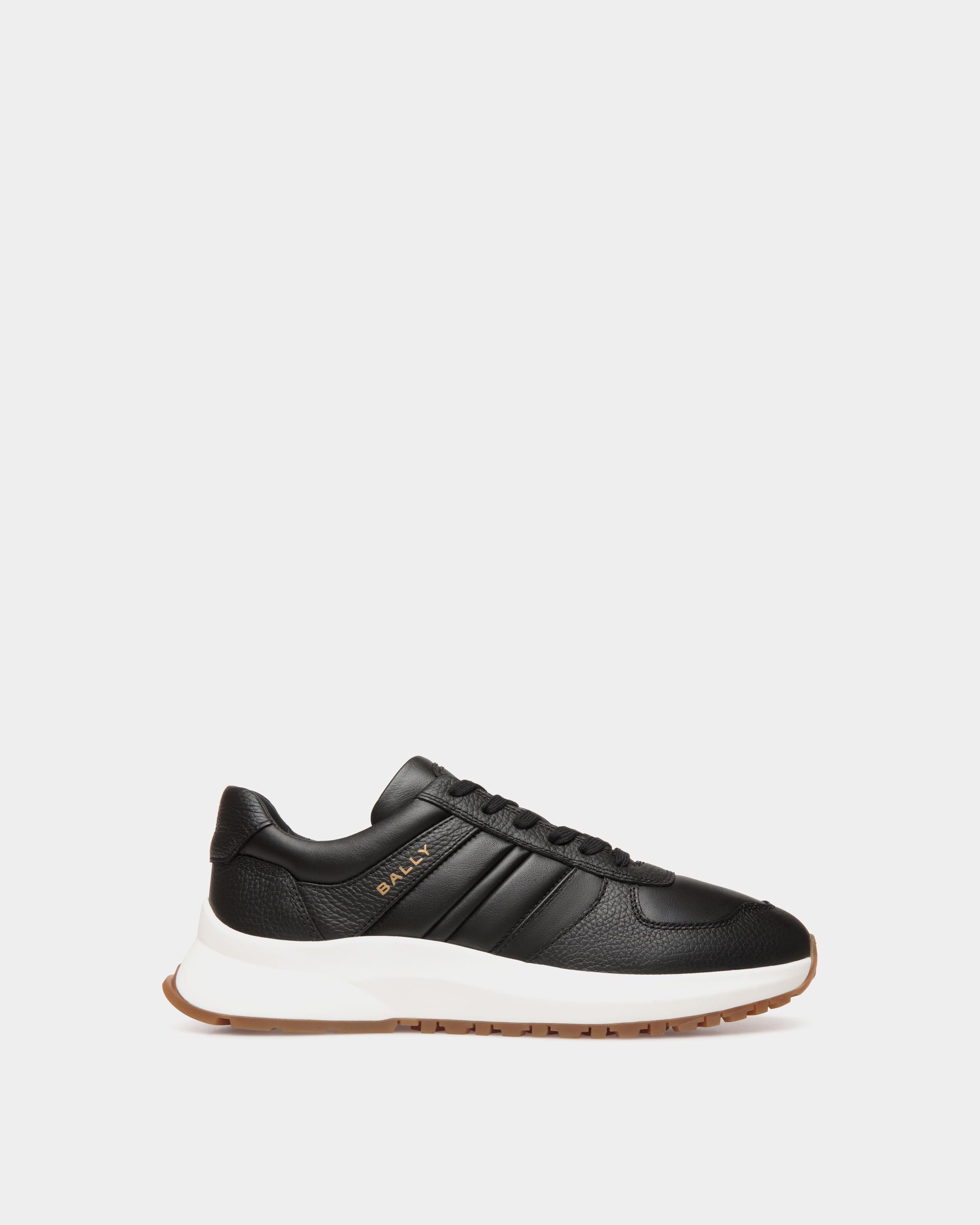 Bally Global - Outline Sneaker In Black Leather - Negro