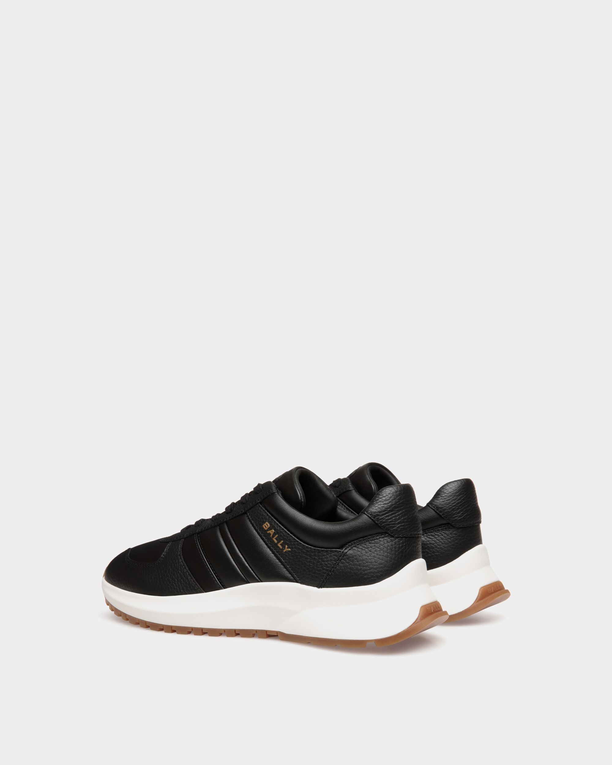 Bally Global - Outline Sneaker In Black Leather - Black