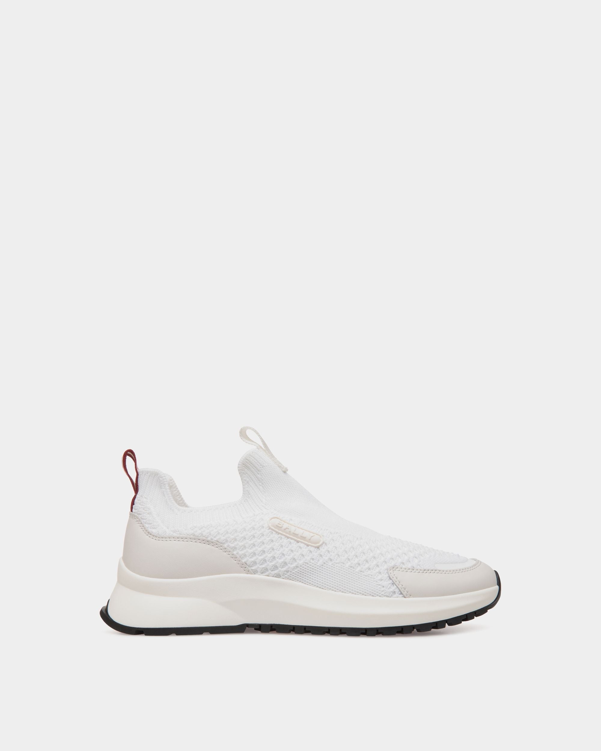 Bally Global - Outline Sneaker In White Knit - Blanc