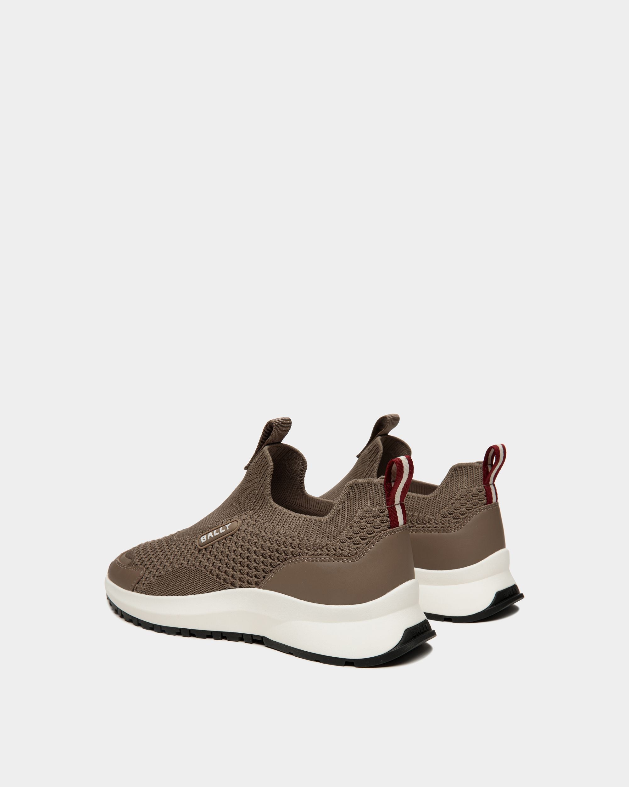 Bally Global - Zapatilla Outline De Punto Topo - Marrón