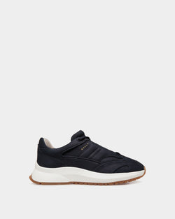 Outline Sneaker in Navy Blue Nubuck Leather