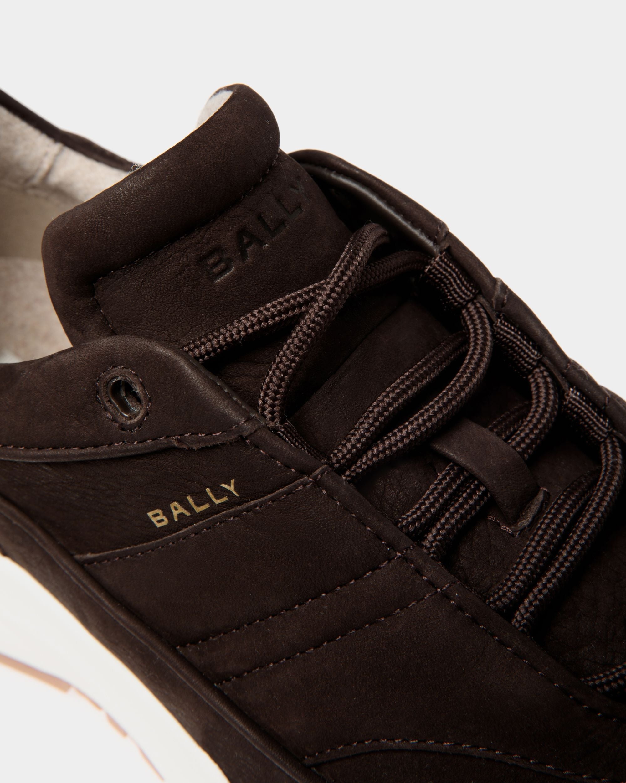 Bally Global - Outline Sneaker in Ebano Nubuck - Brown