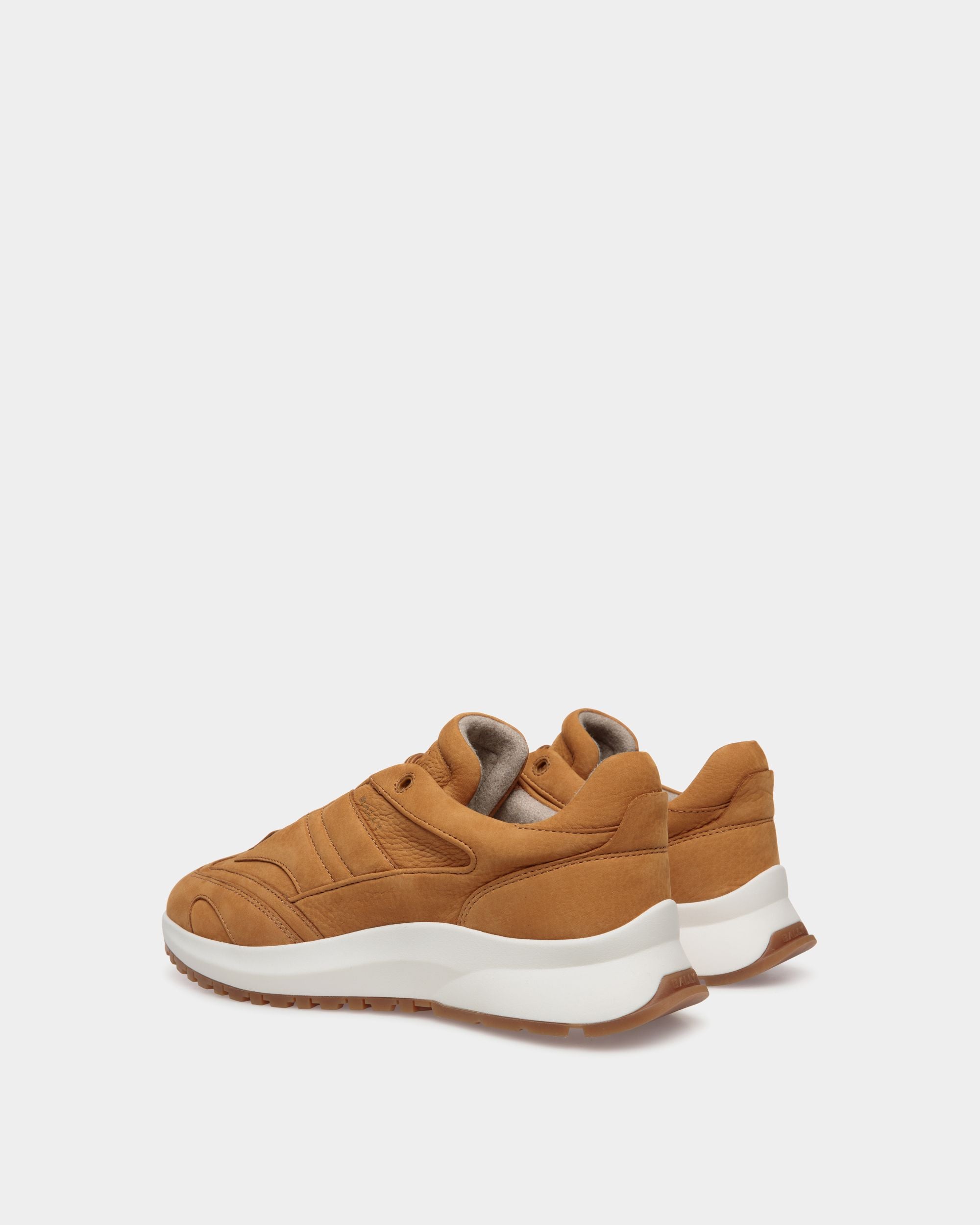 Bally Global - Outline Sneaker in Brown Nubuck Leather - Brown
