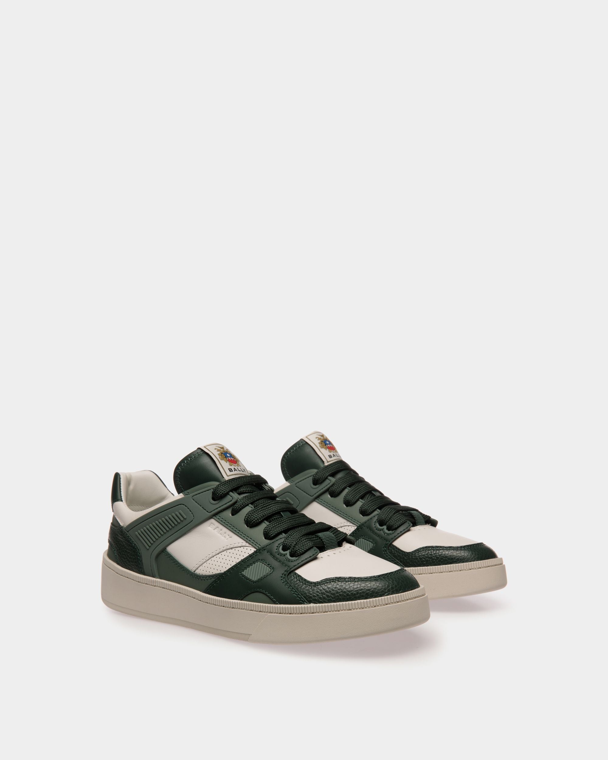 Bally Global - Sneaker Raise En Cuir Multicolore - Multicolore