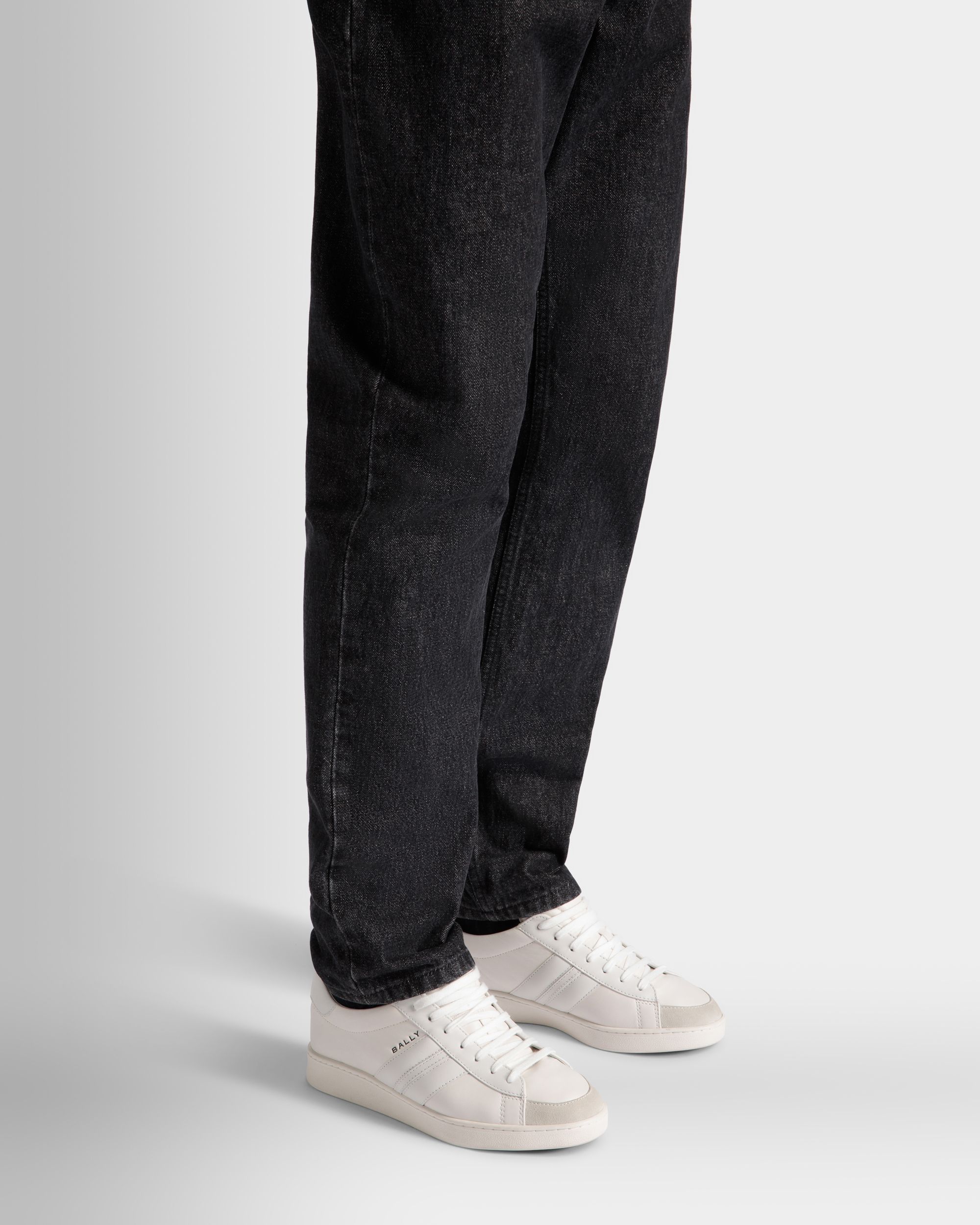 Bally Global - Zapatilla Raise De Piel Blanca - Blanco