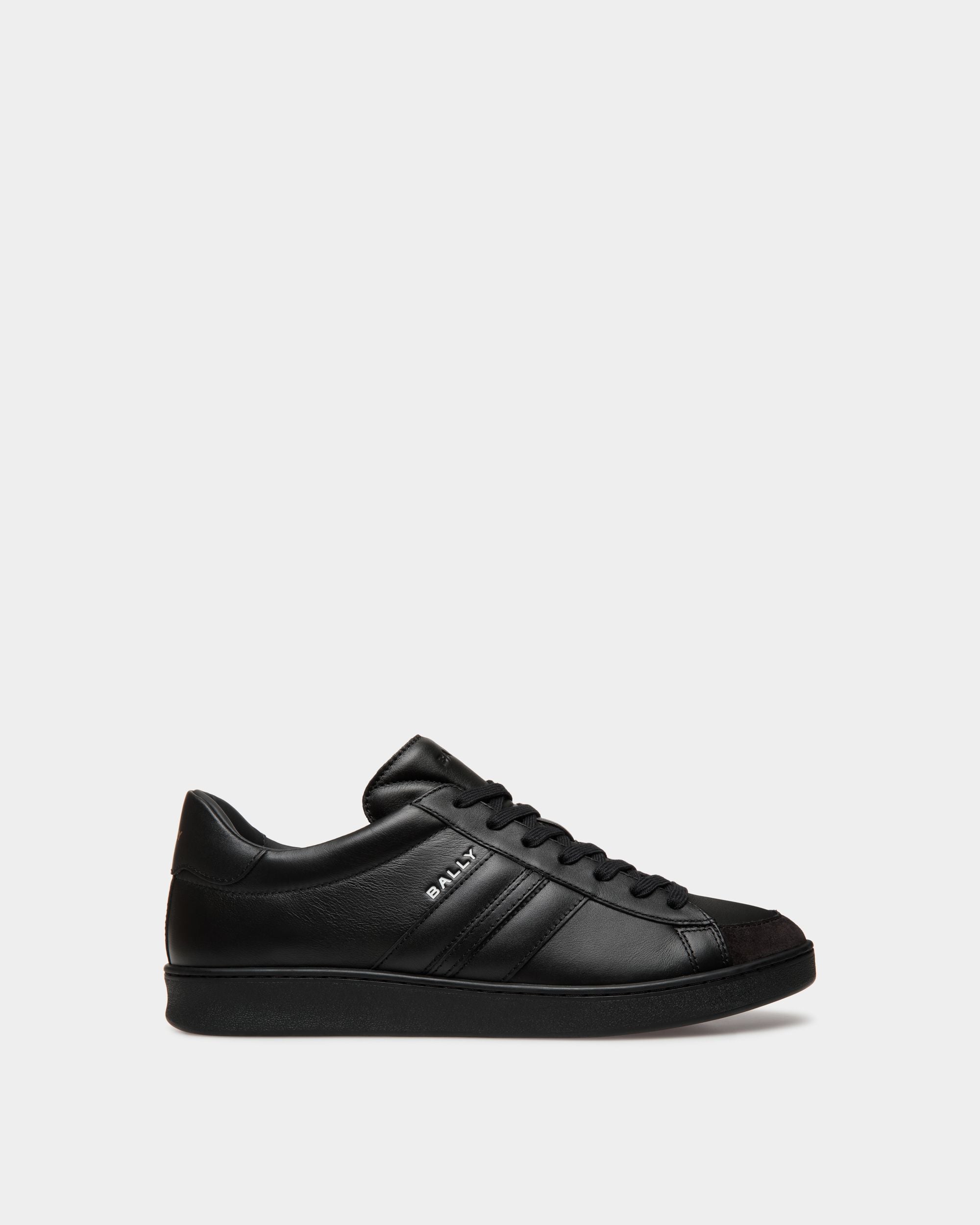 Bally Global - Tennis Sneaker In Black Leather - Black