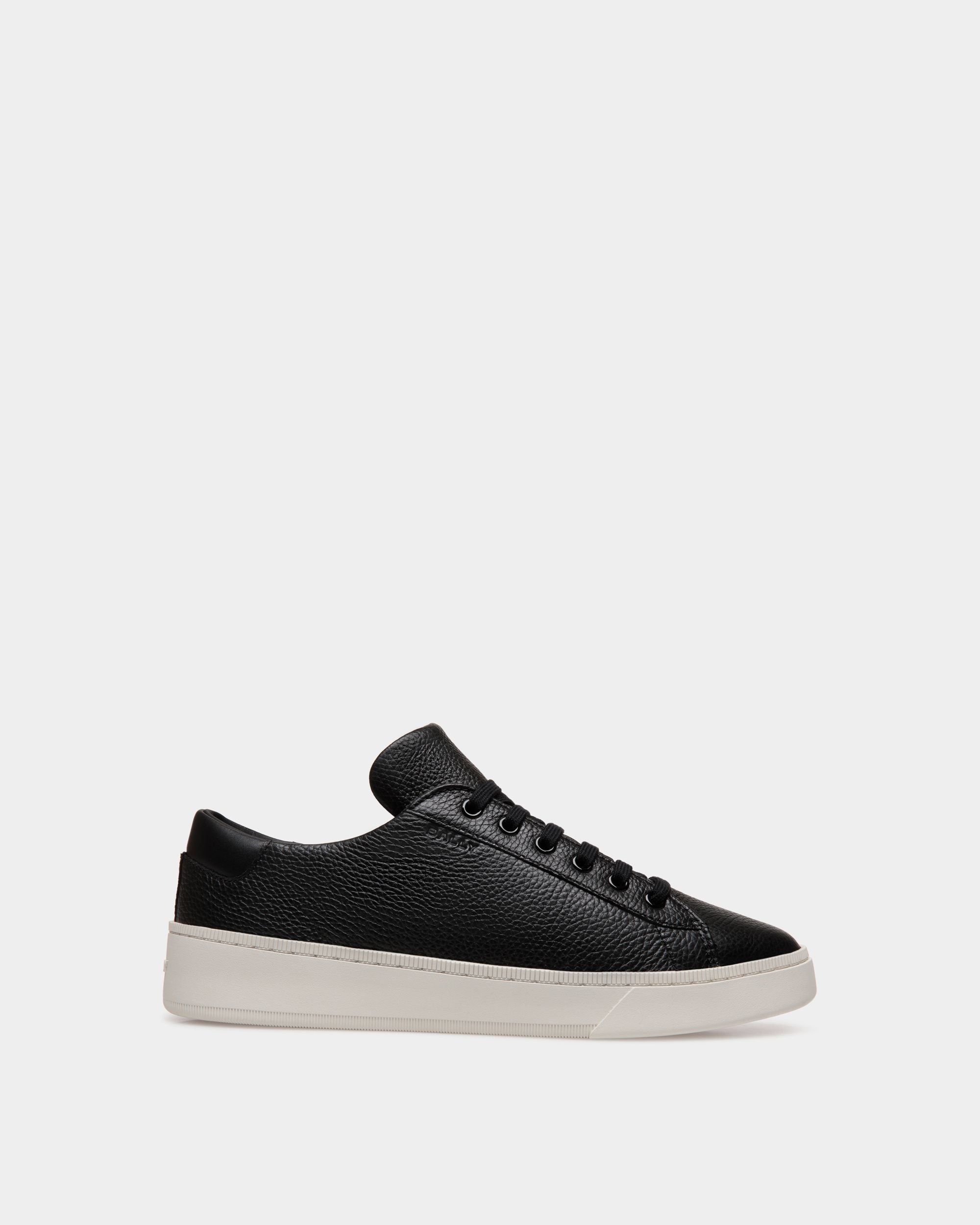 Bally Global - Raise Sneaker In Black Grained Leather - Noir