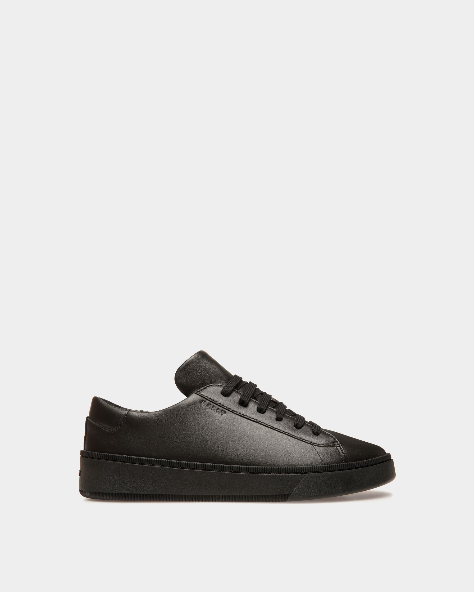 Bally Global - Sneaker Raise En Cuir Noir - Noir