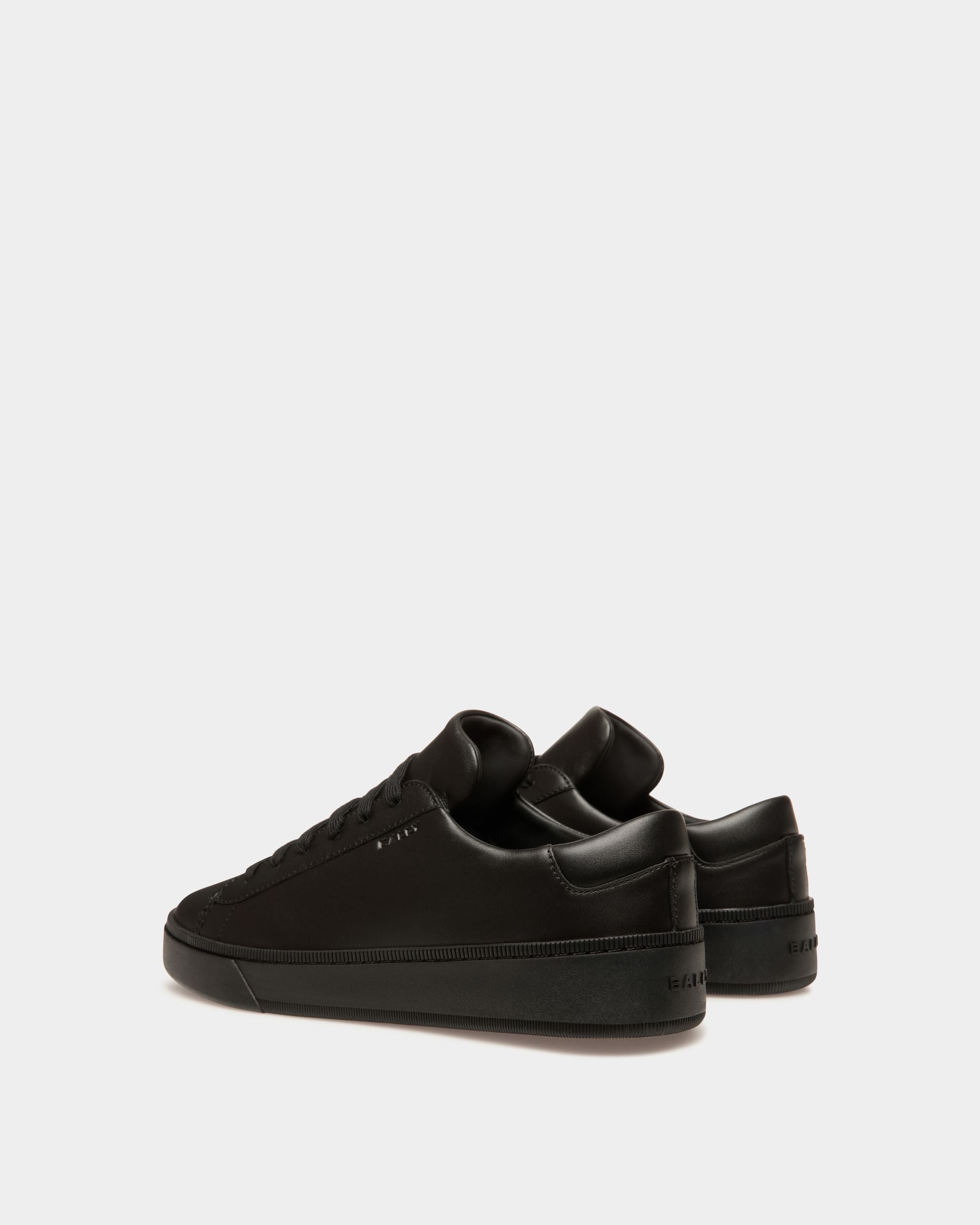 Bally Global - Sneaker Raise En Cuir Noir - Noir