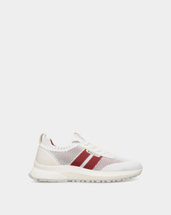 Sneaker Outline En Maille Blanche