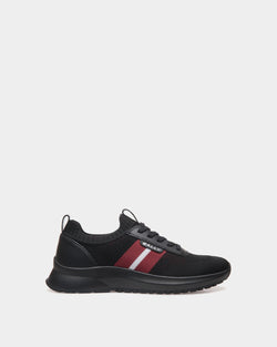 Sneaker Outline En Maille Noire