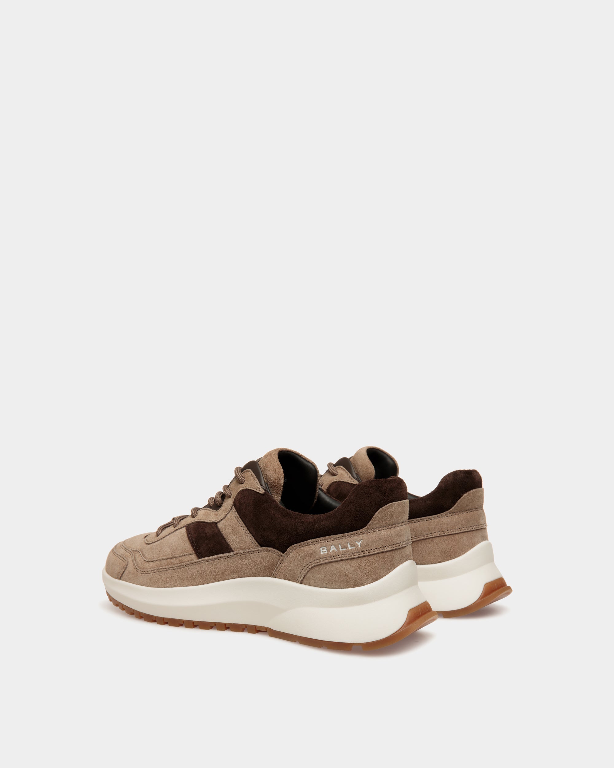 Bally Global - Zapatilla Outline De Ante Topo Y Ébano - Marrón