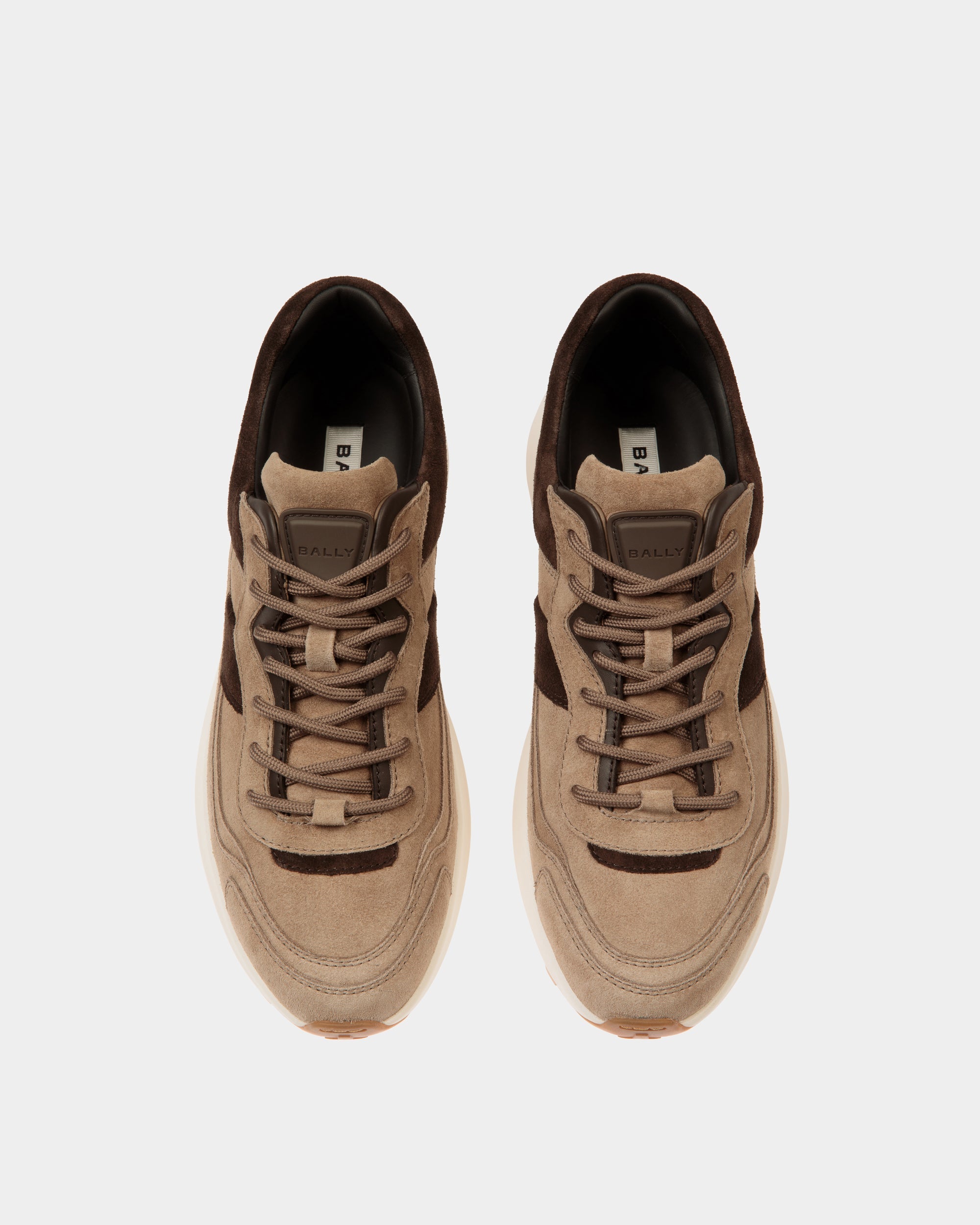 Bally Global - Zapatilla Outline De Ante Topo Y Ébano - Marrón