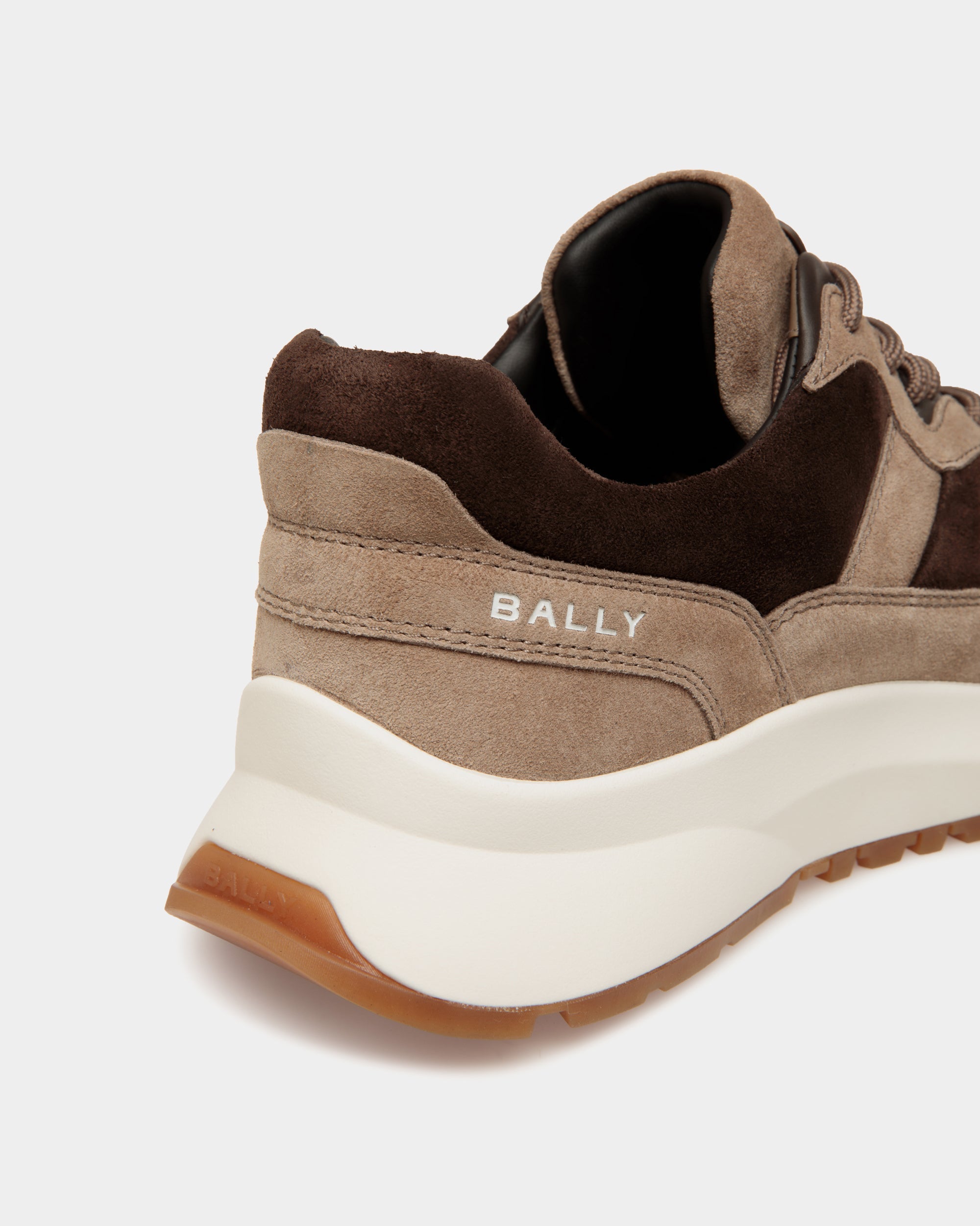 Bally Global - Zapatilla Outline De Ante Topo Y Ébano - Marrón