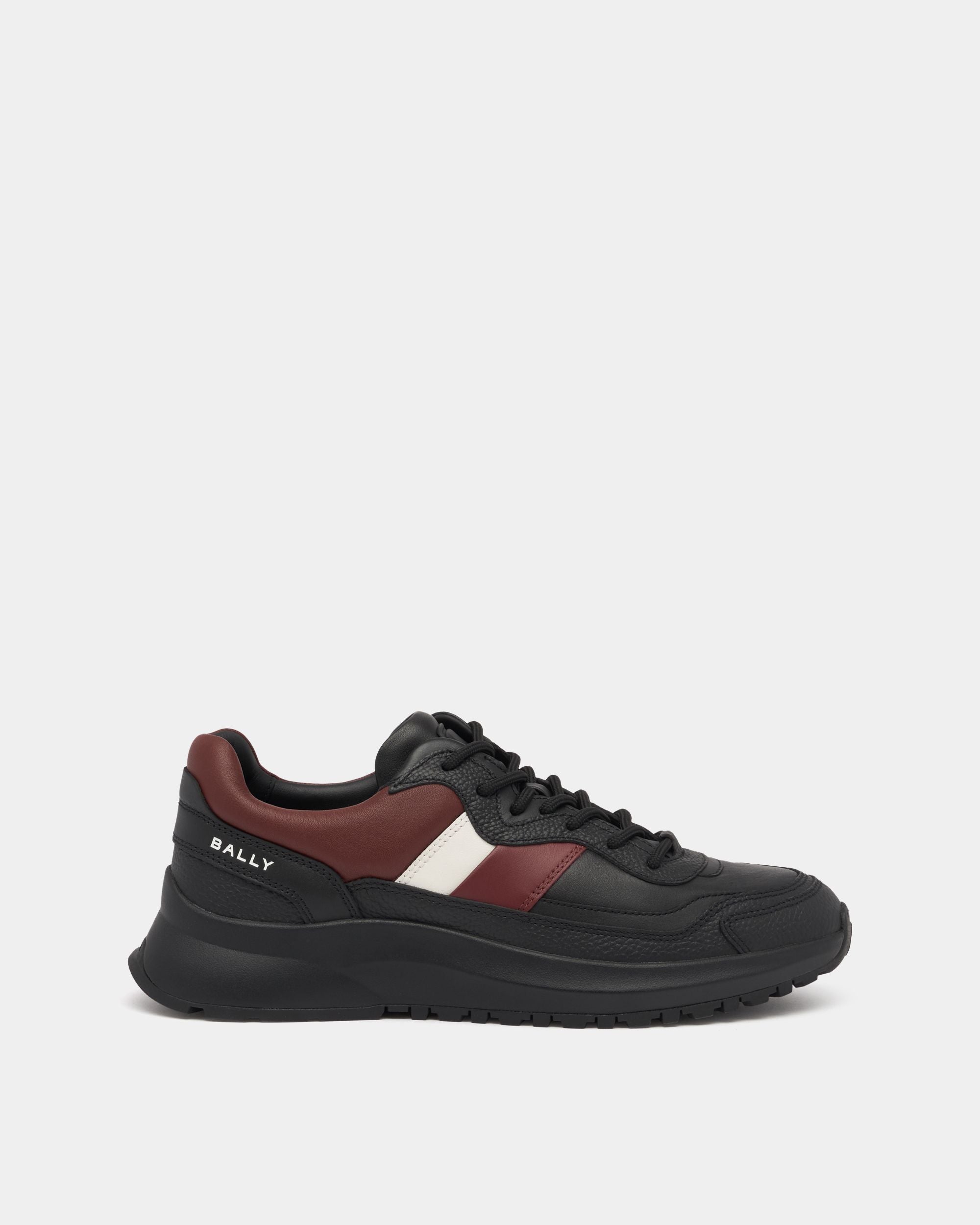 Bally Global - Outline Sneaker in Black Leather - Black