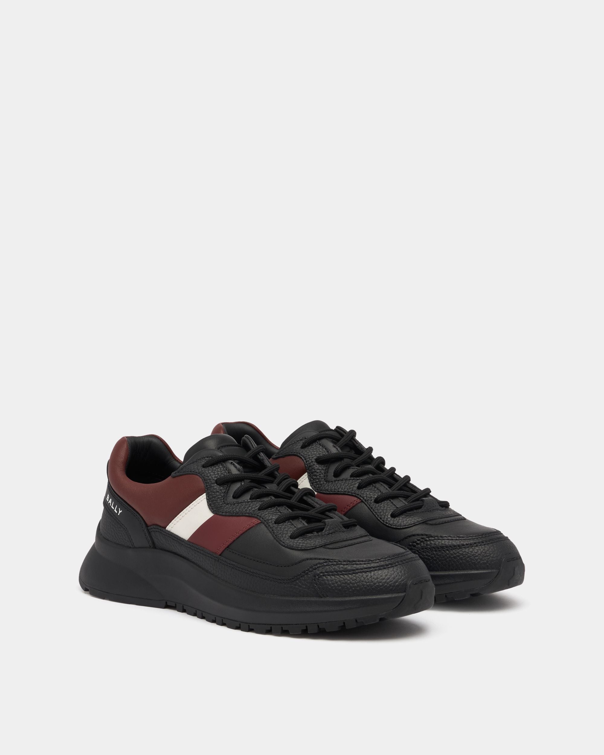 Bally Global - Outline Sneaker in Black Leather - Black
