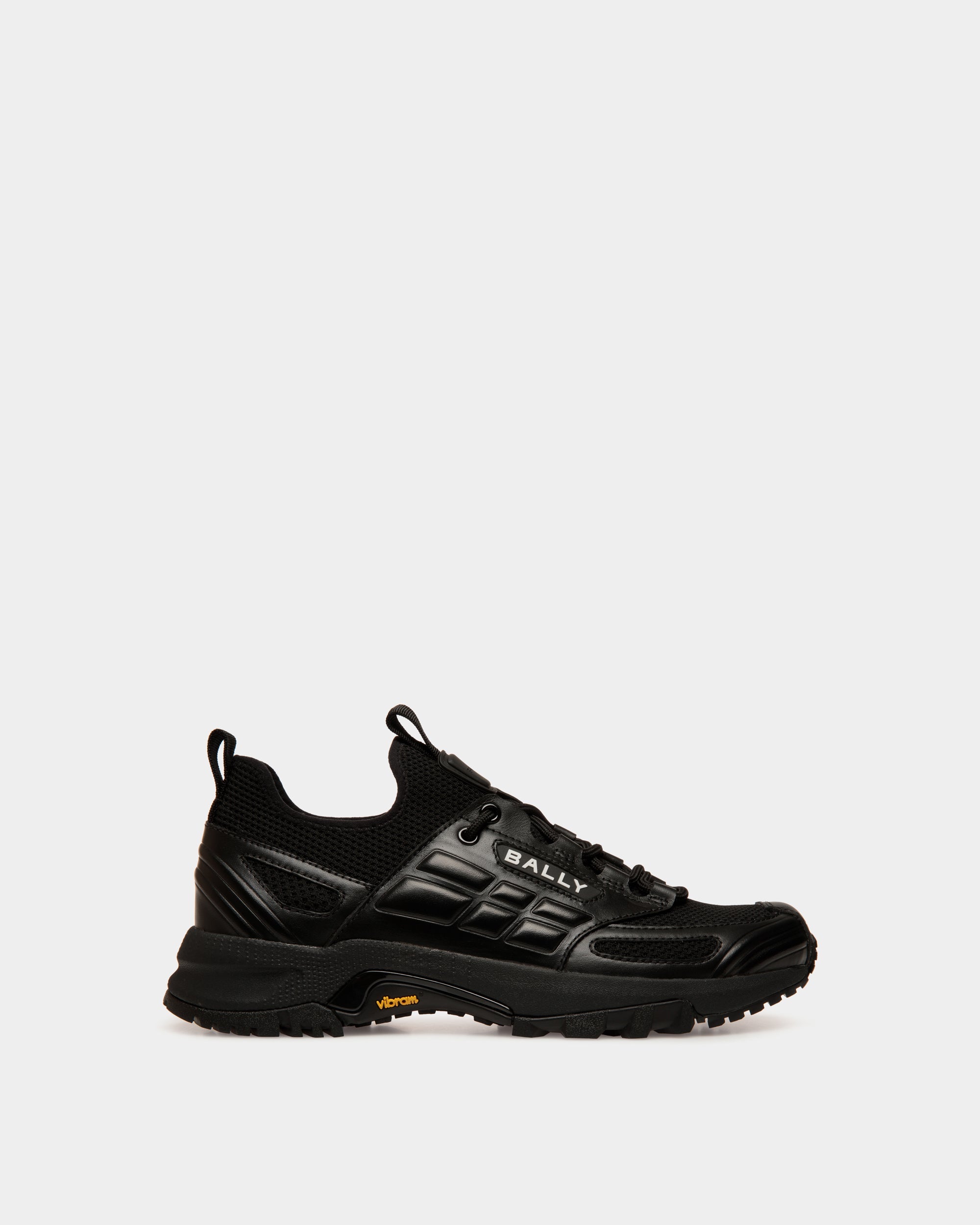 Bally Global - Sneaker Faster En Maille Noire - Noir