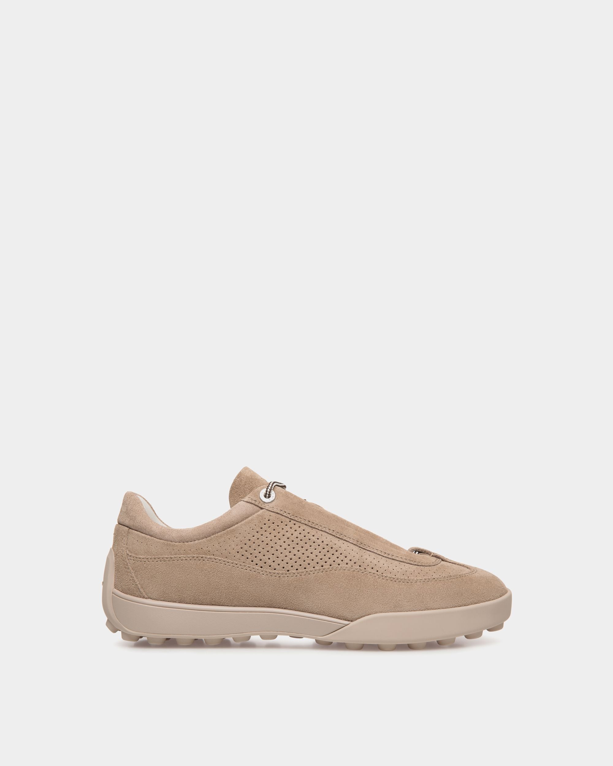 Bally Global - Manto Runner Sneaker in Light Beige Suede - Beige