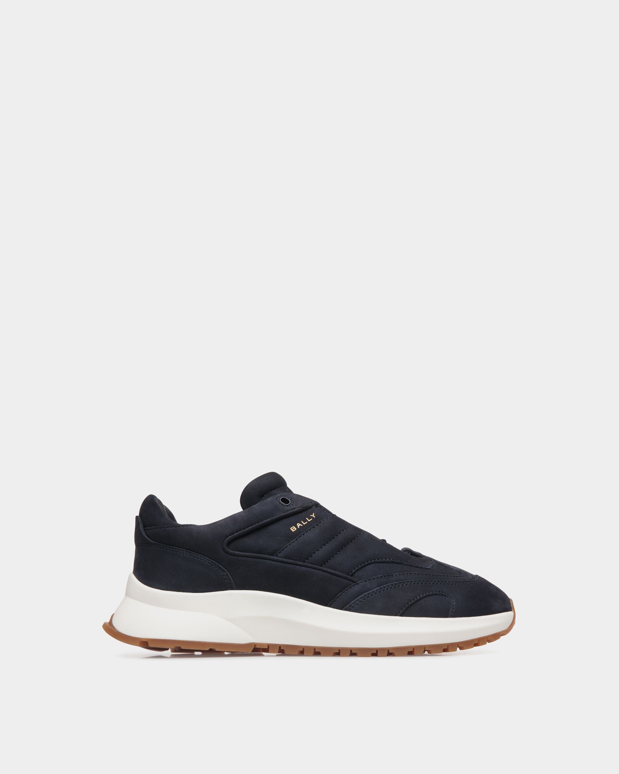 Bally Global - Outline Sneaker In Blue Leather - Blue