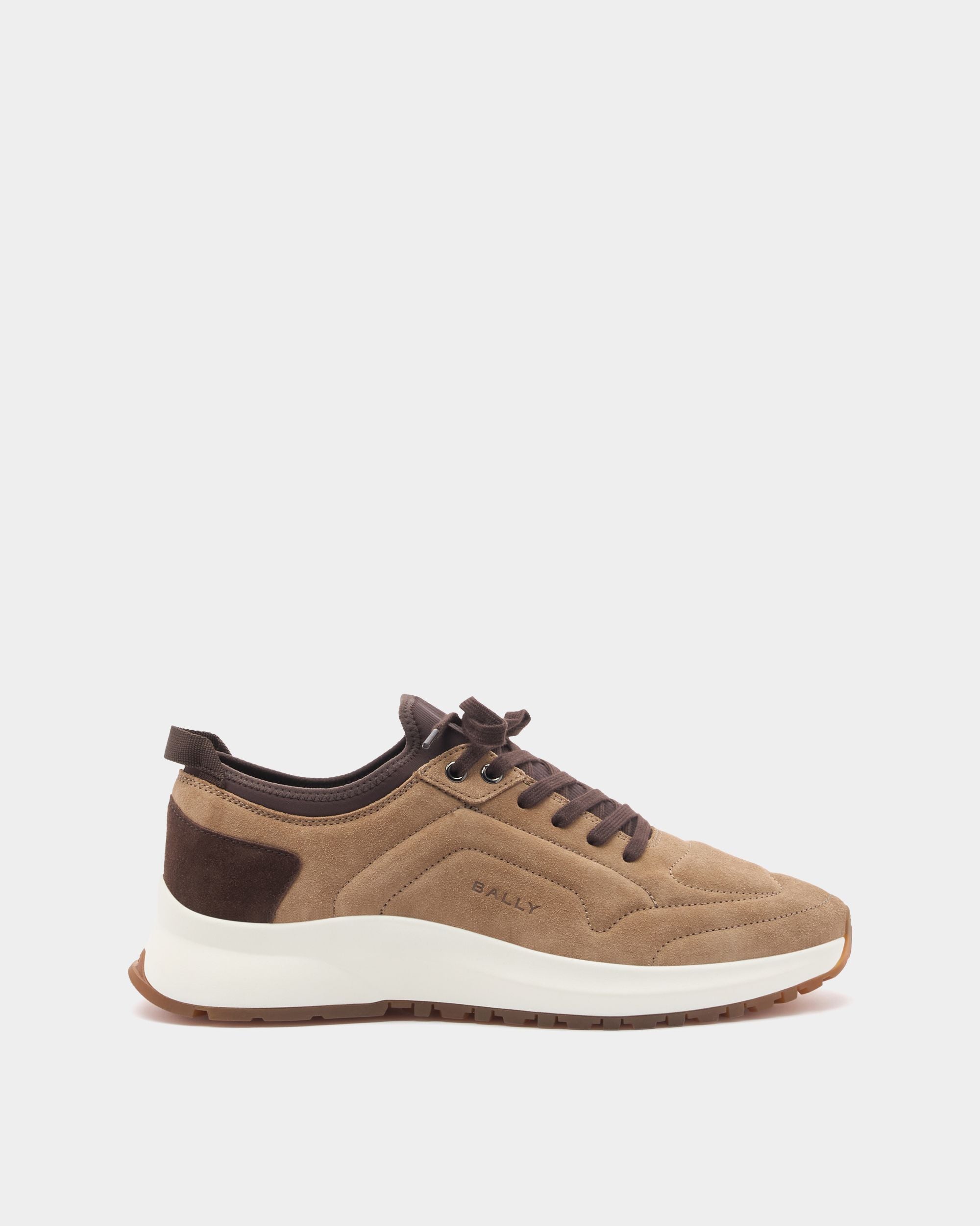 Bally Global - Outline Sneaker in Taupe Suede - Beige