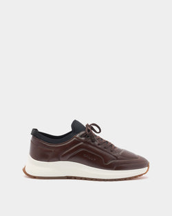 Sneaker Outline En Cuir Marron