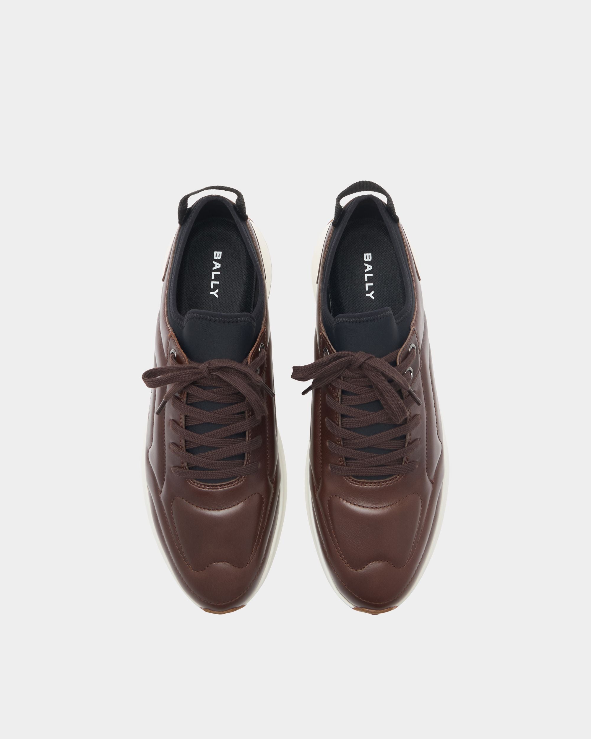 Bally Global - Sneaker Outline En Cuir Marron - Marron