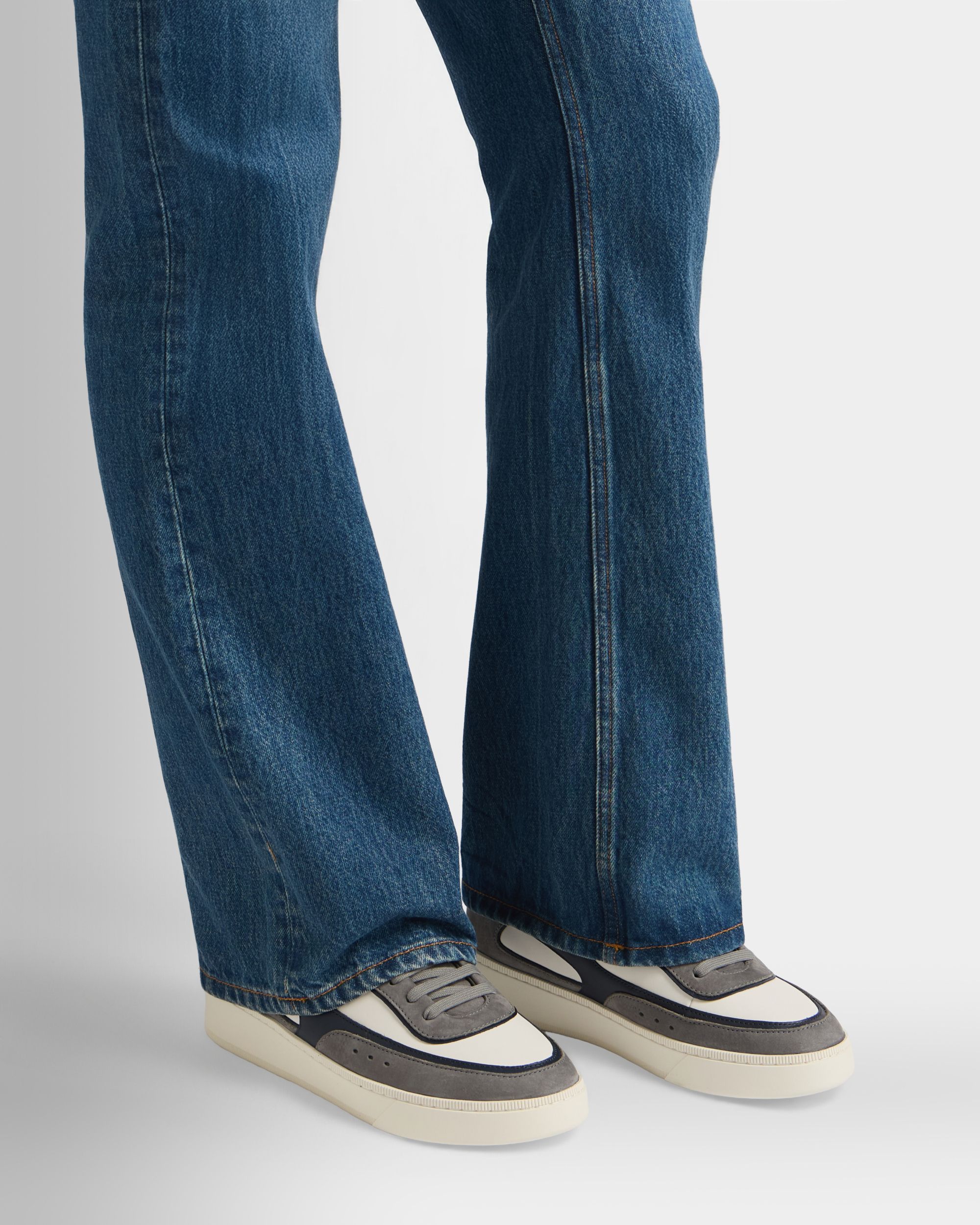 Bally Global - Zapatilla Raise De Piel Gris - Gris