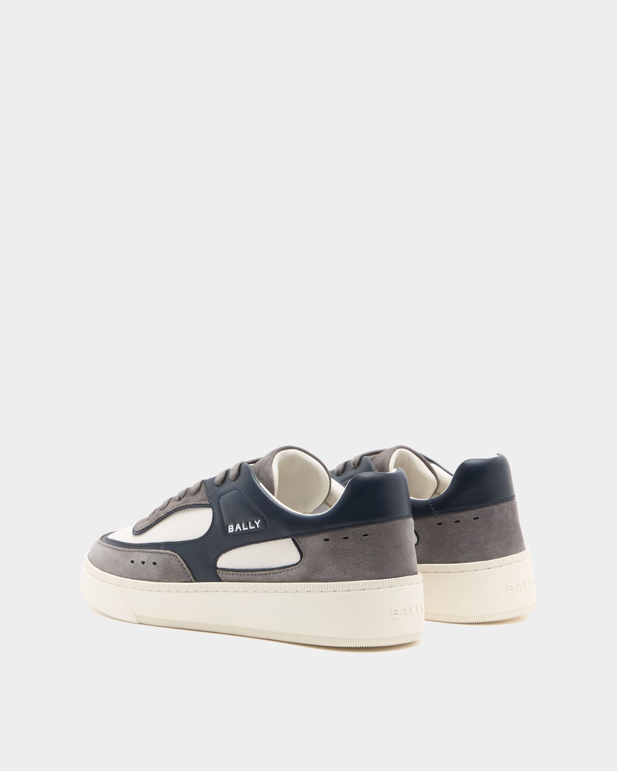 Bally Global - Zapatilla Raise De Piel Gris - Gris