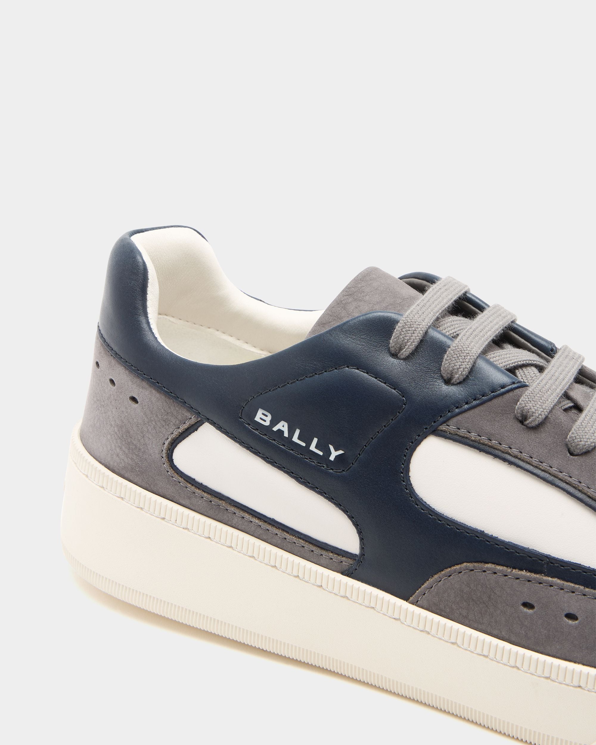 Bally Global - Zapatilla Raise De Piel Gris - Gris