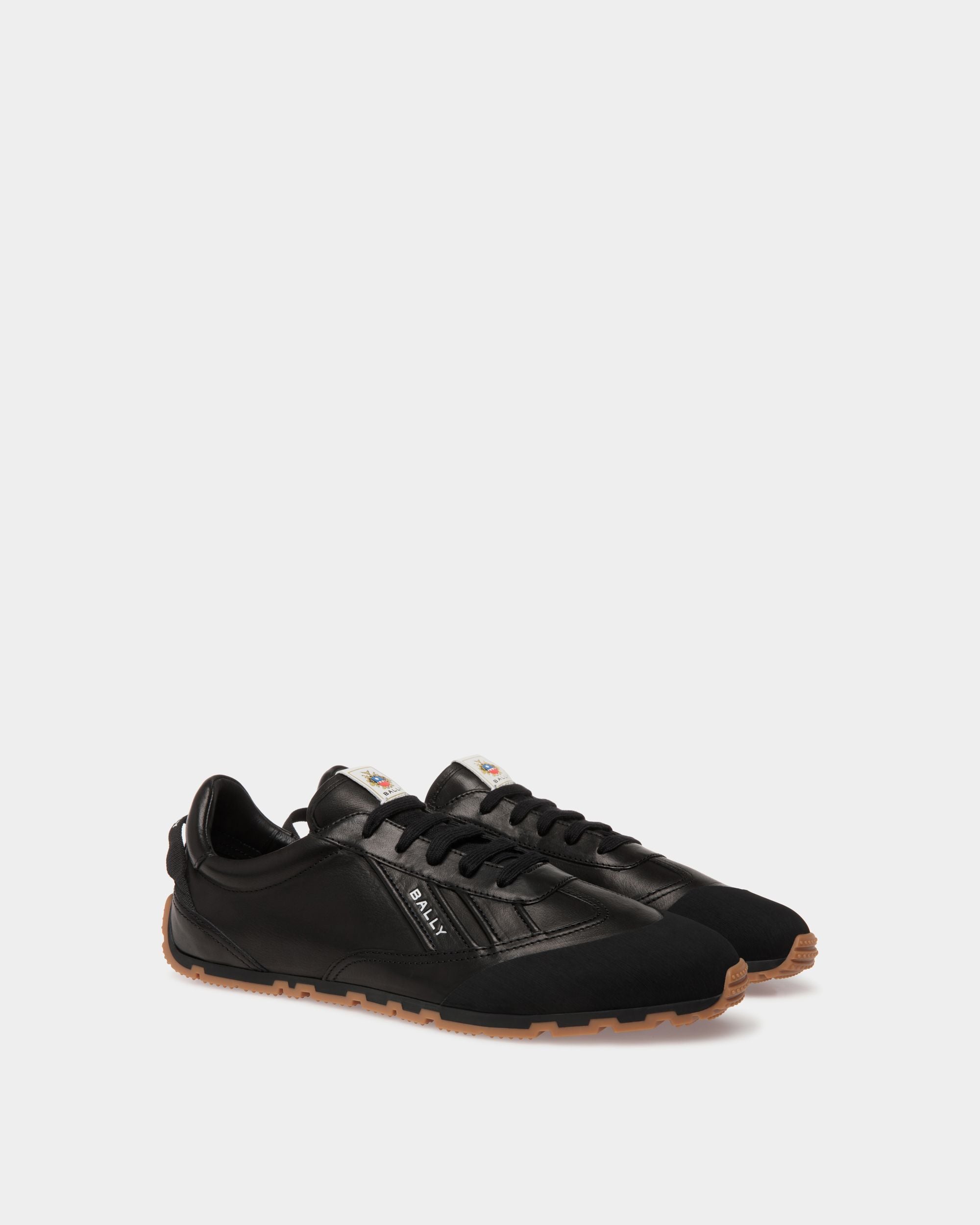 Bally Global - Zapatilla Quarry De Piel Negra - Negro
