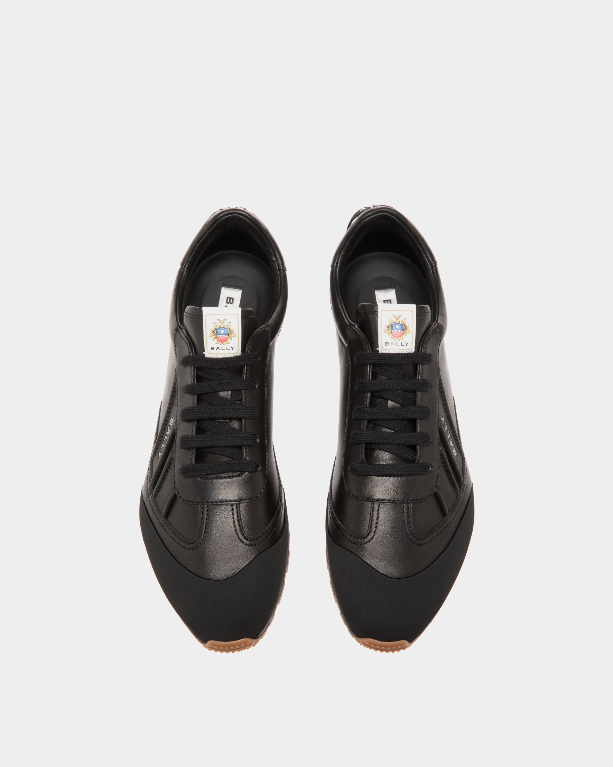Bally Global - Quarry Sneaker in Black Leather - Black