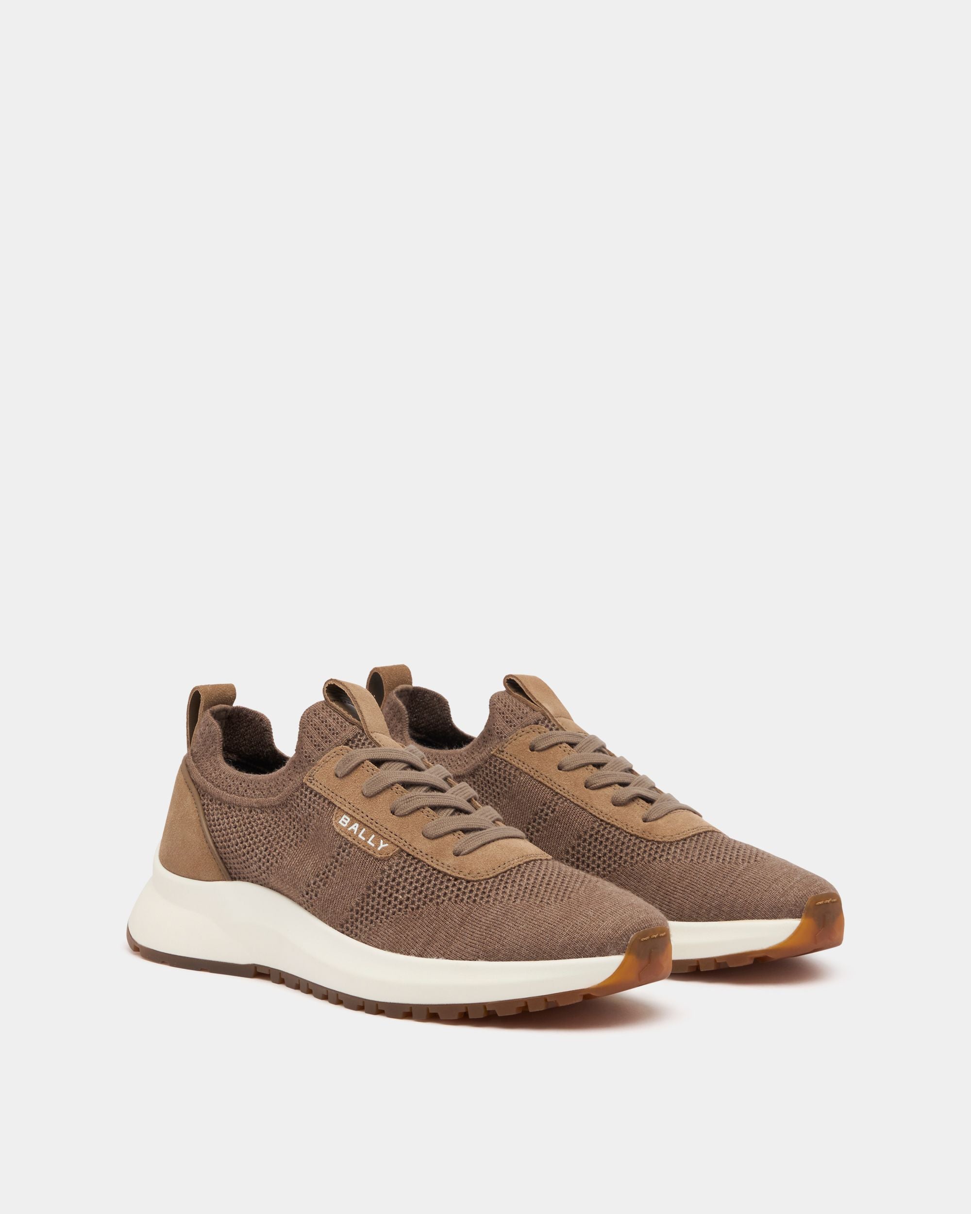 Bally Global - Outline Sneaker in Taupe Fabric - Brown