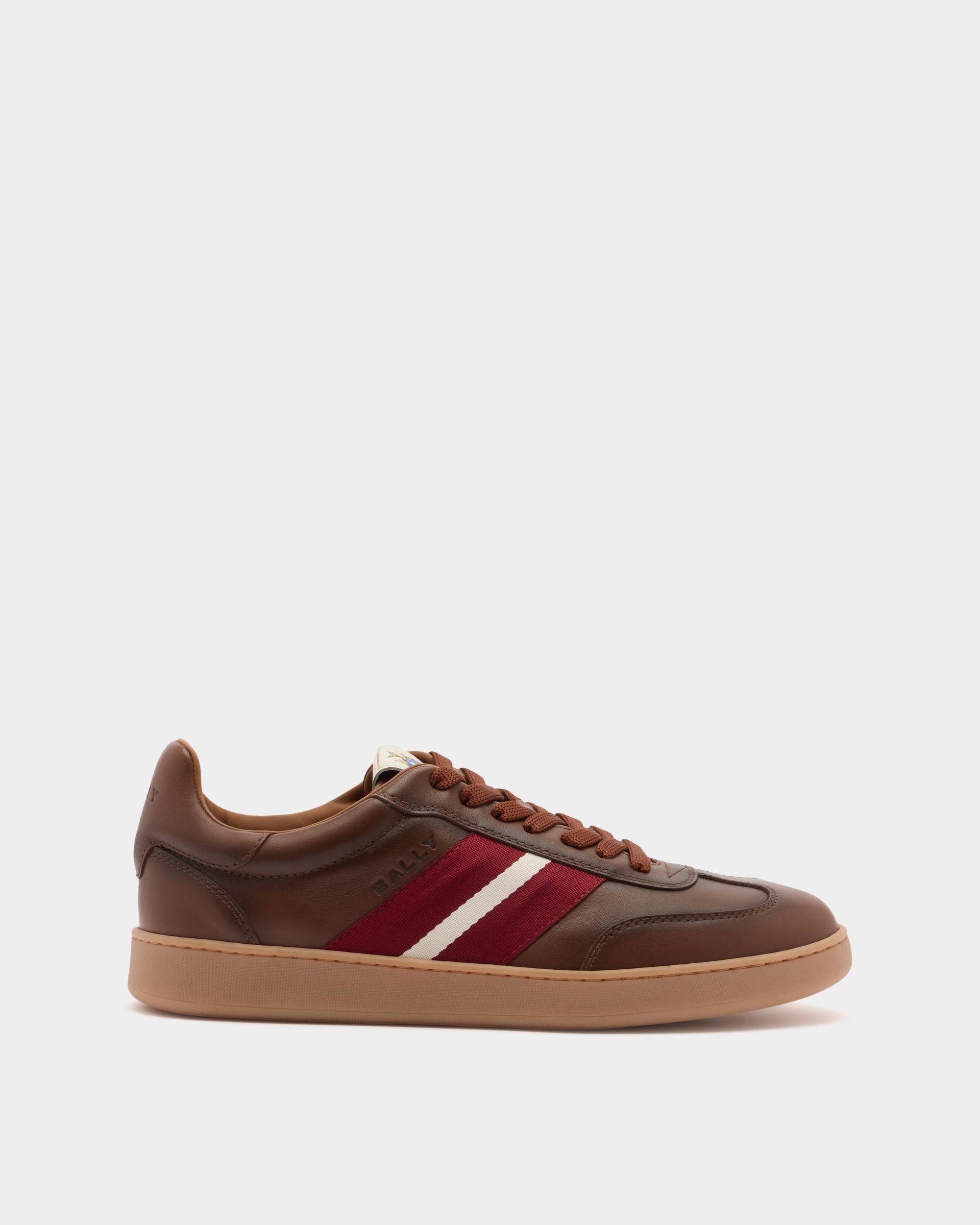 Bally Global - Retro Crest Sneaker in Brown Leather - Brown