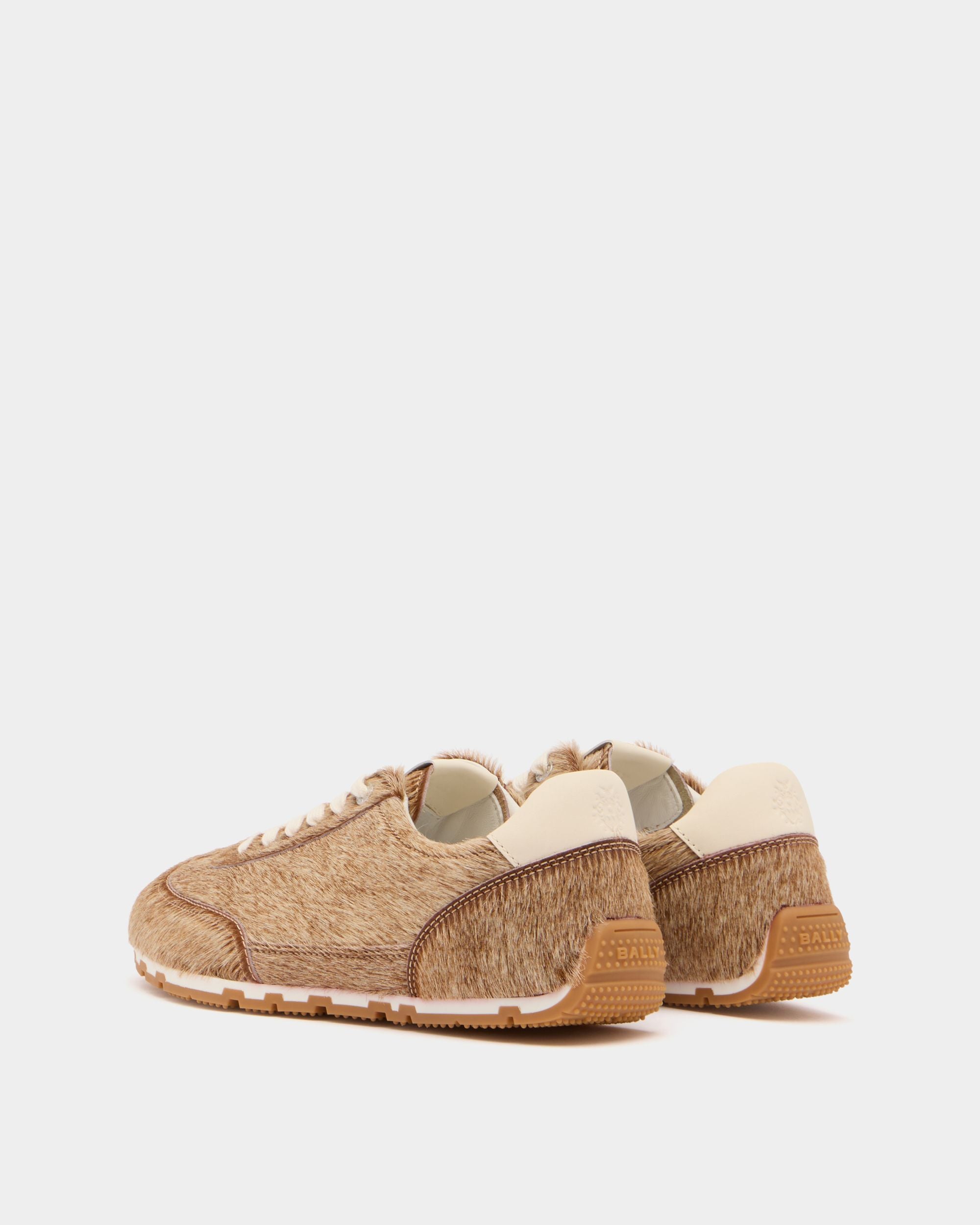 Bally Global - Quarry Sneaker in Bone Pony Hair - White