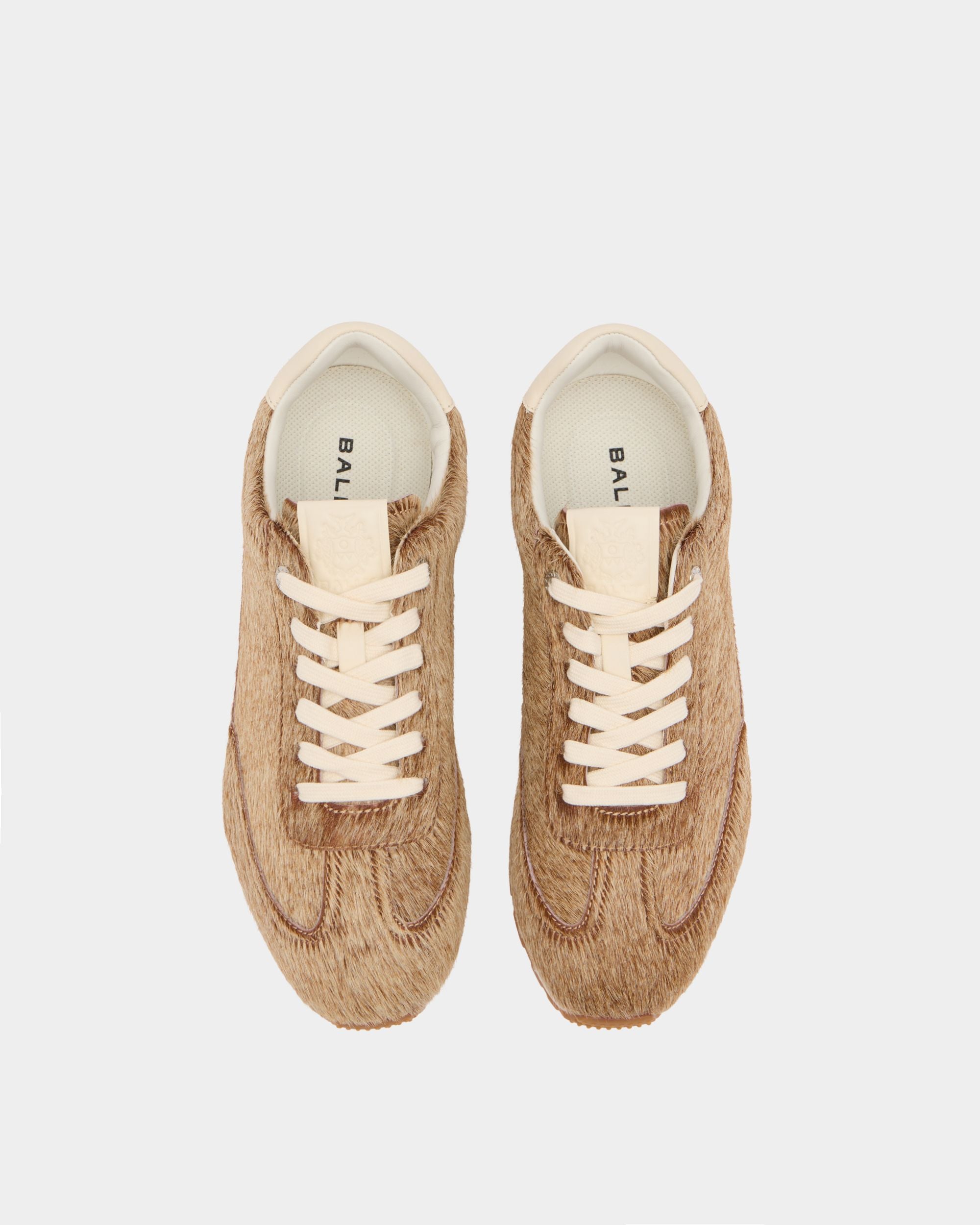 Bally Global - Quarry Sneaker in Bone Pony Hair - White