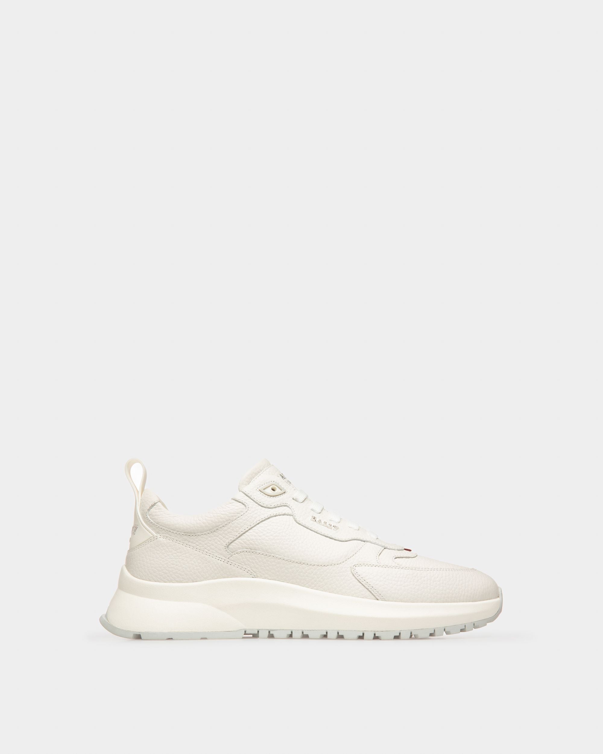 Bally Global - Dave Leather Sneakers In White - White