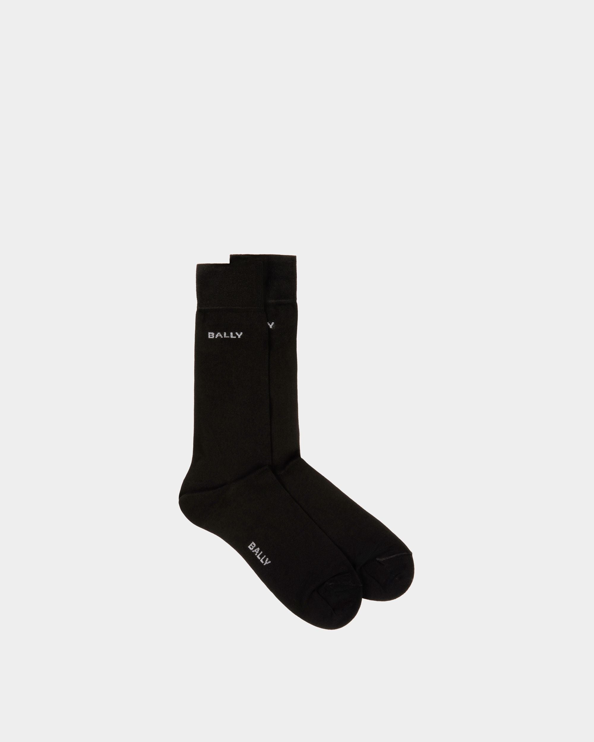 Bally Global - Calcetines De Algodón Negro - Negro