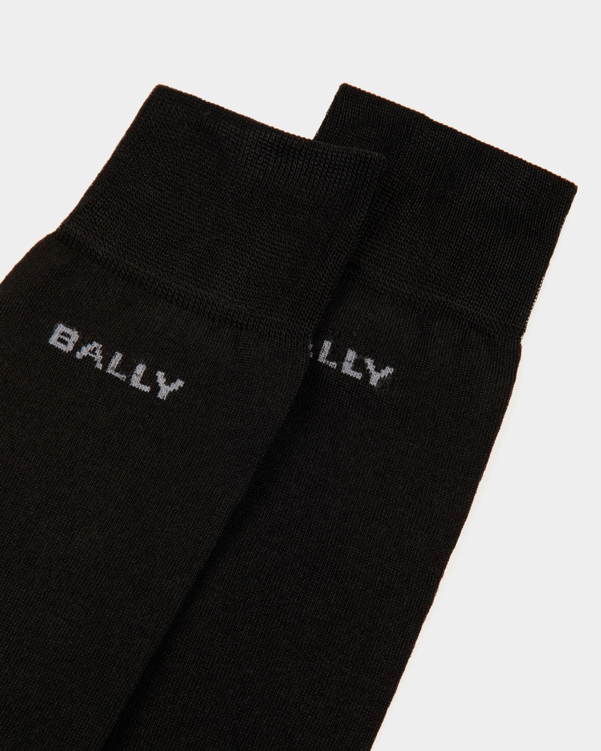 Bally Global - Calcetines De Algodón Negro - Negro