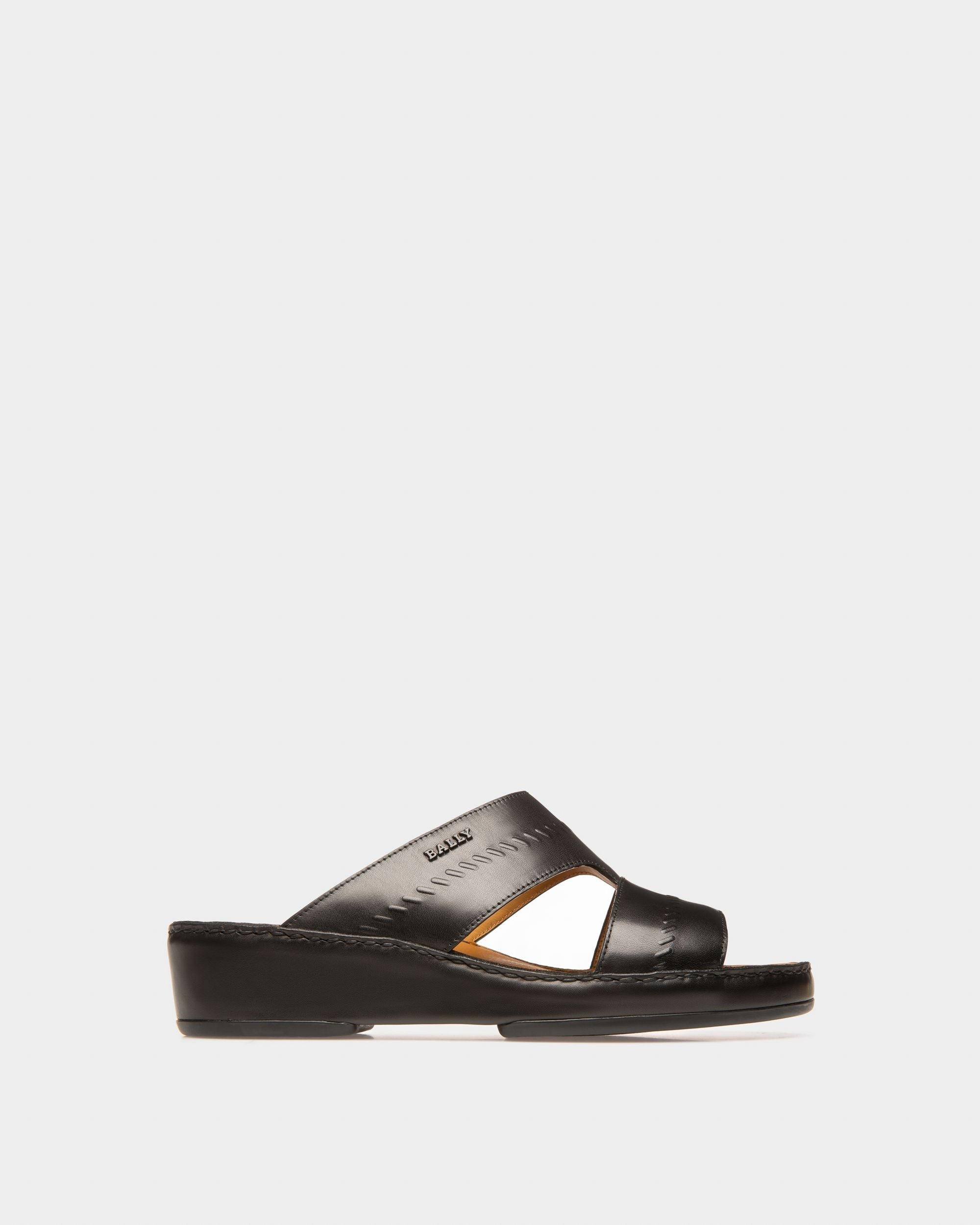 Bally Global - Hassan Sandal In Black Leather - Black