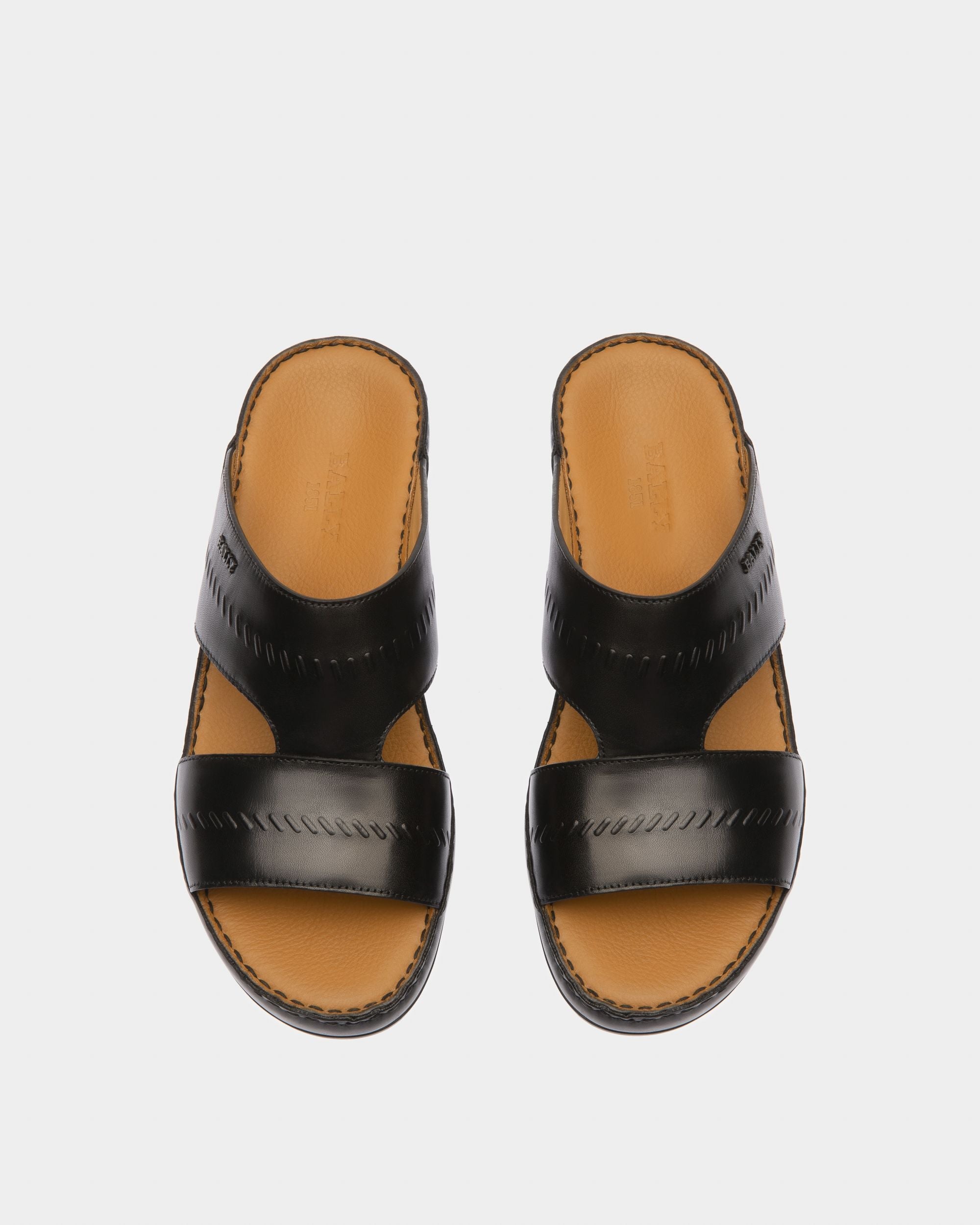 Bally Global - Hassan Sandal In Black Leather - Black