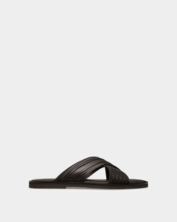 Jabil Leather Sandals In Black