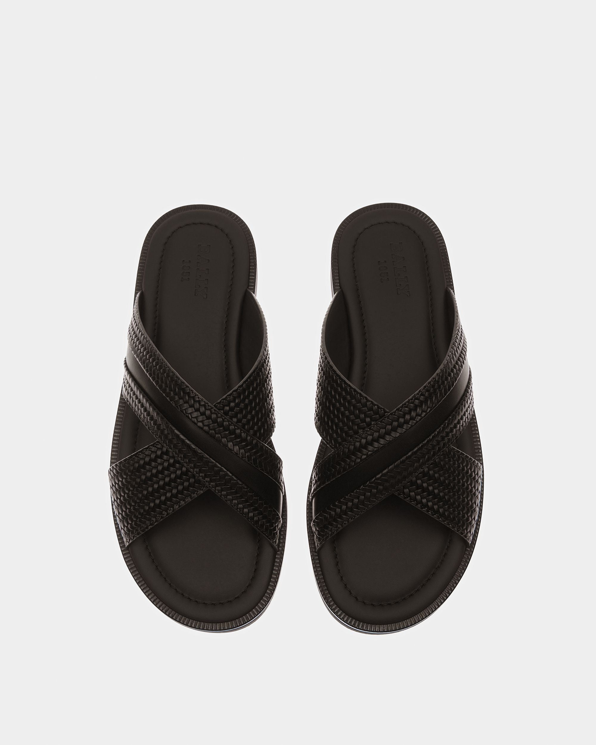 Bally Global - Jabil Sandalias De Piel En Negro - Negro