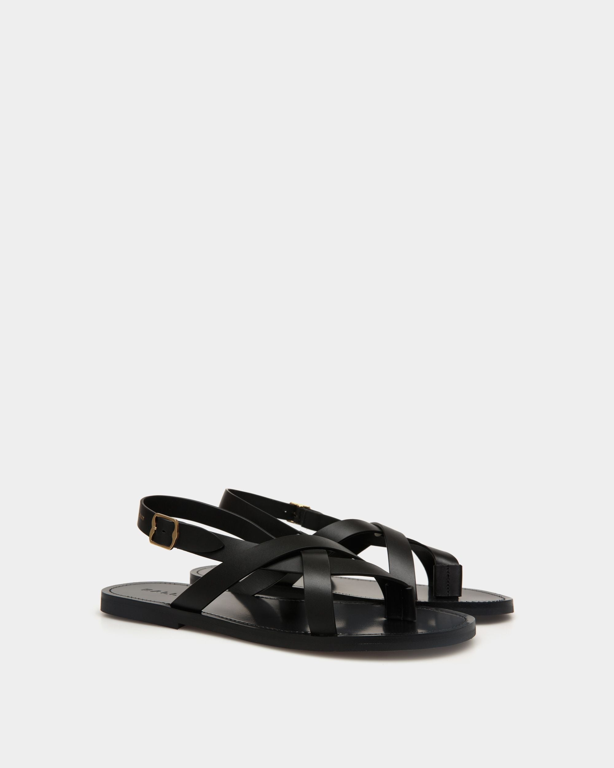 Bally Global - Sandalias Chateau De Piel - Negro