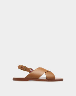 Chateau Sandal in Brown Leather